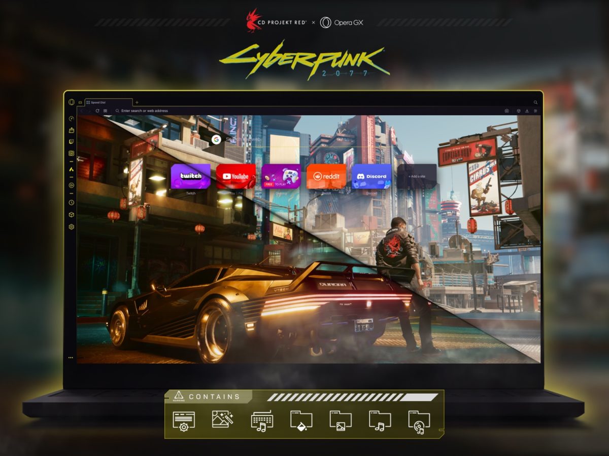 Opera GX Reveals New Cyberpunk 2077 Browser Mod