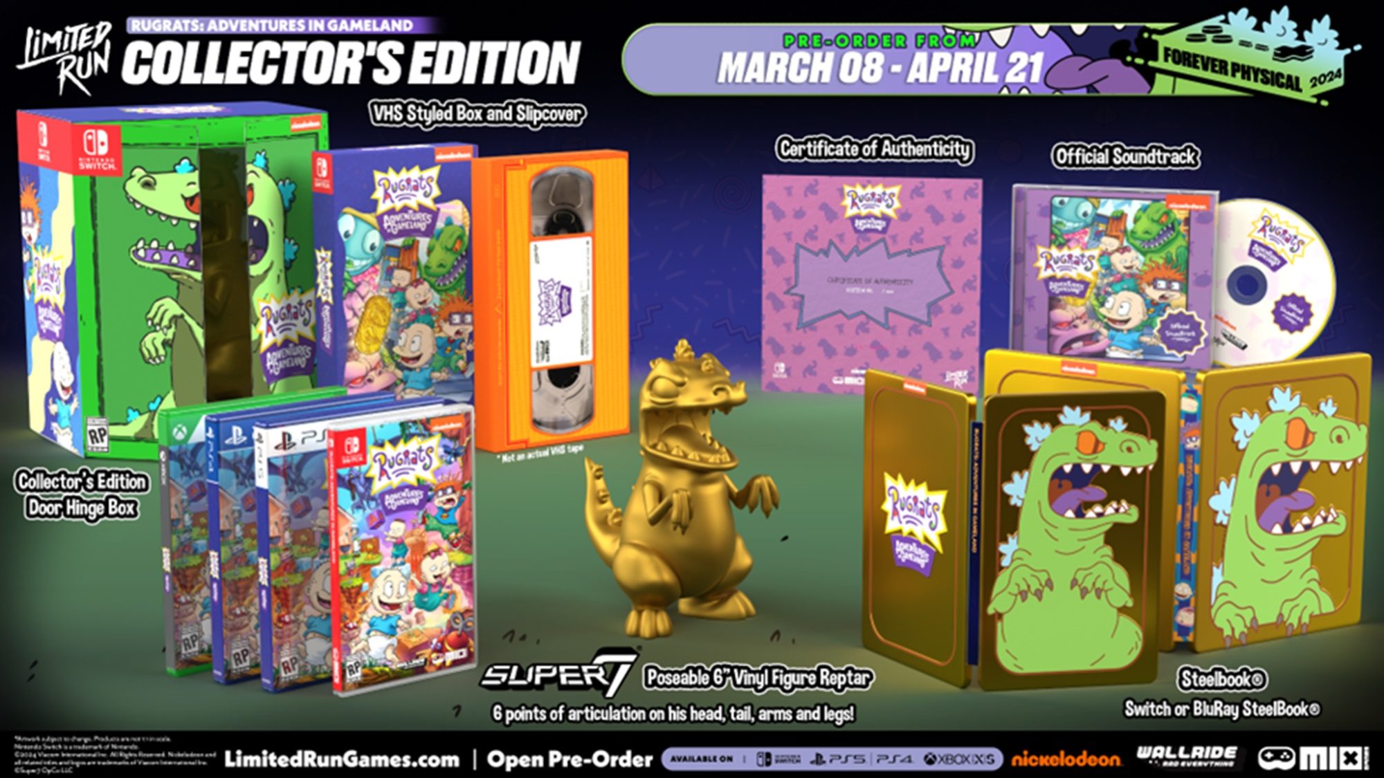 Nicklelodeon Rugrats Gilded 500個限定 Nicklelodeon Rugrats Gilded 500個限定 Mattel Nickelodeon