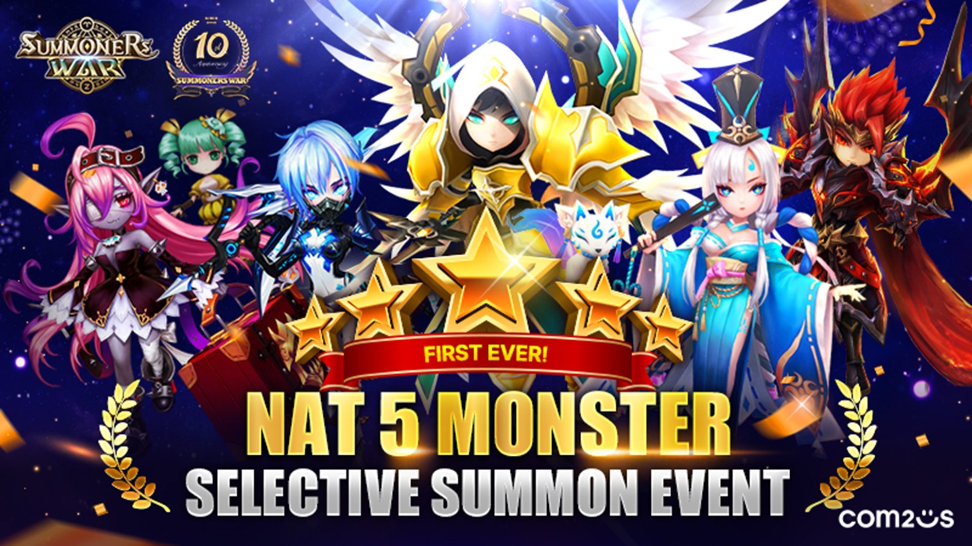 Summoners War: Sky Arena Celebrates 10th Anniversary With New Event