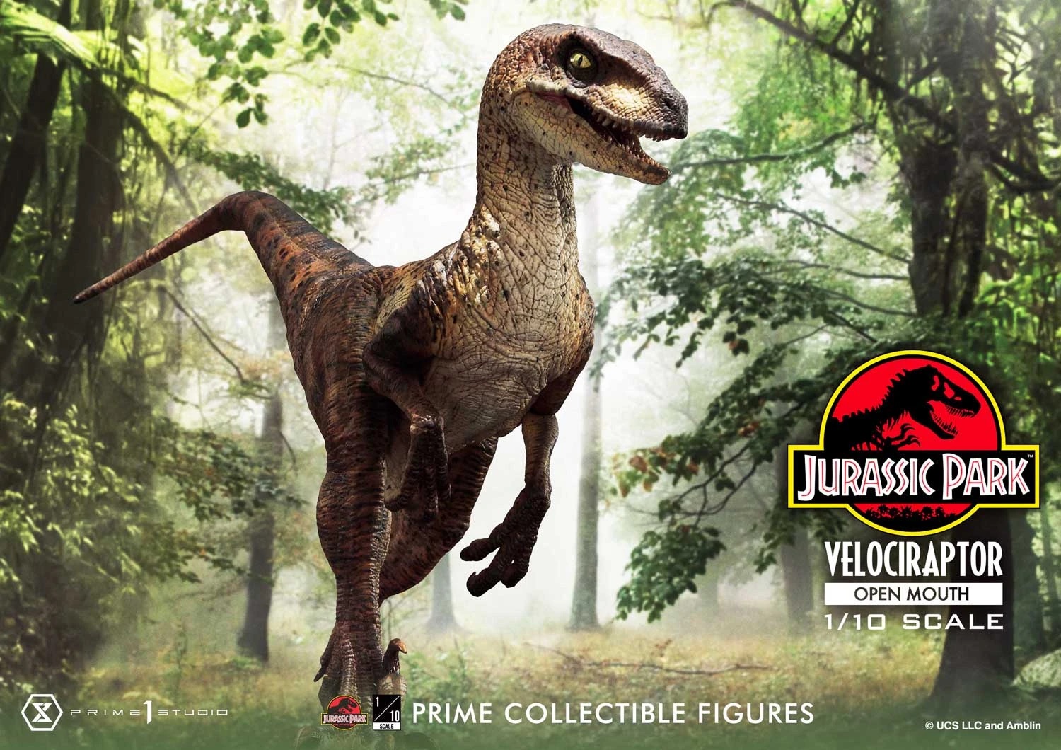 Deux Statuettes Velociraptors – Two Iron Studio – 1/10 Attaquant Et Accroupi