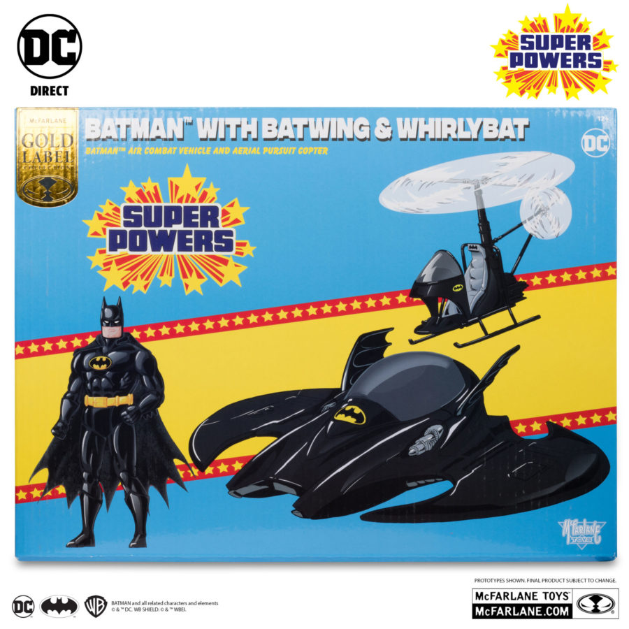 McFarlane Toys Debuts New Batman DC Super Powers Gold Label 3-Pack