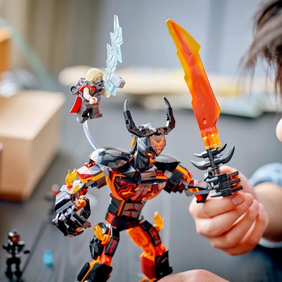Thor Confronts Surtur with LEGO's Newest The Infinity Saga Set