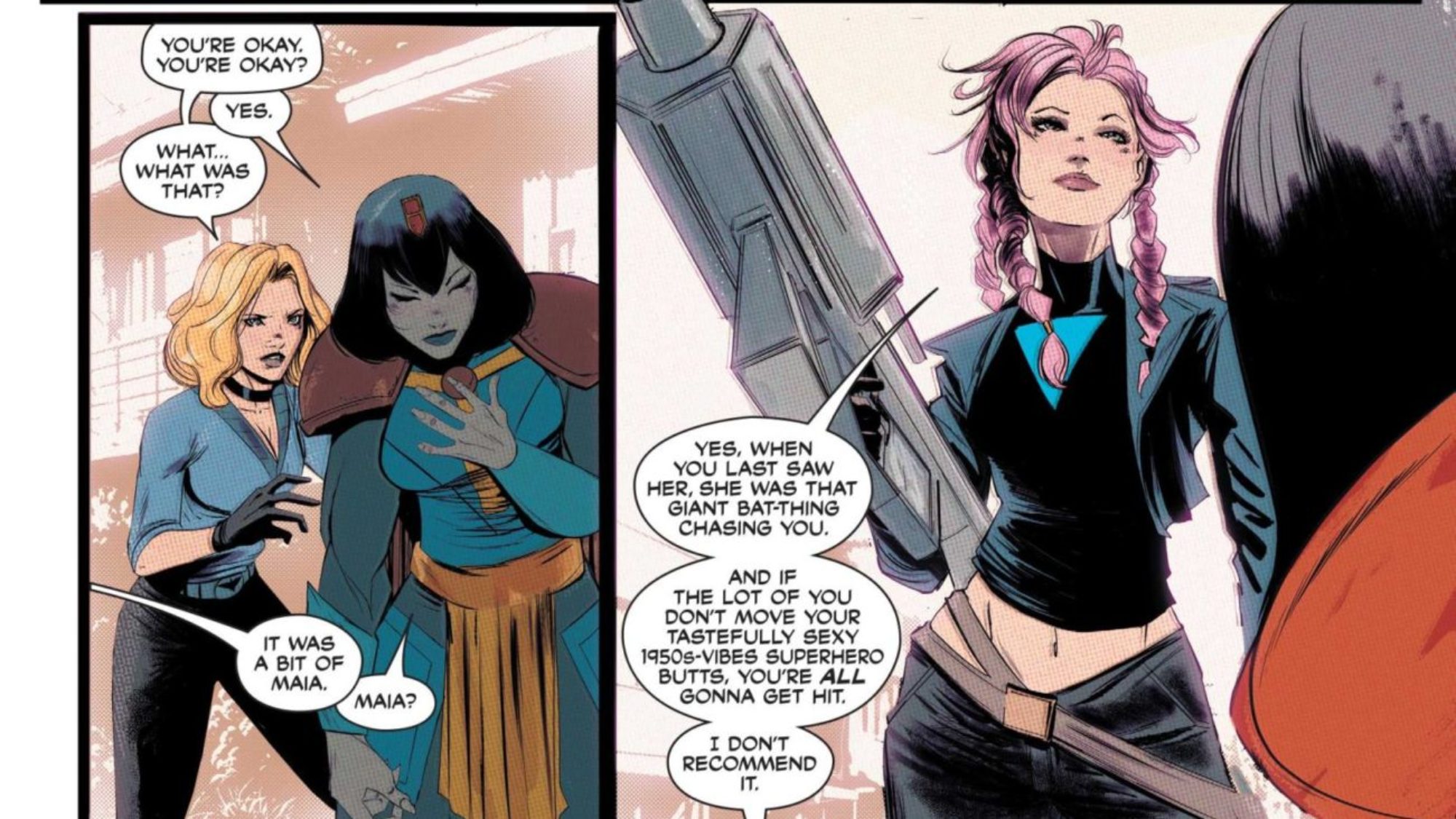 Birds of Prey #10 Preview: Portal Pandemonium Birds of Prey #10 Preview: Portal Pandemonium