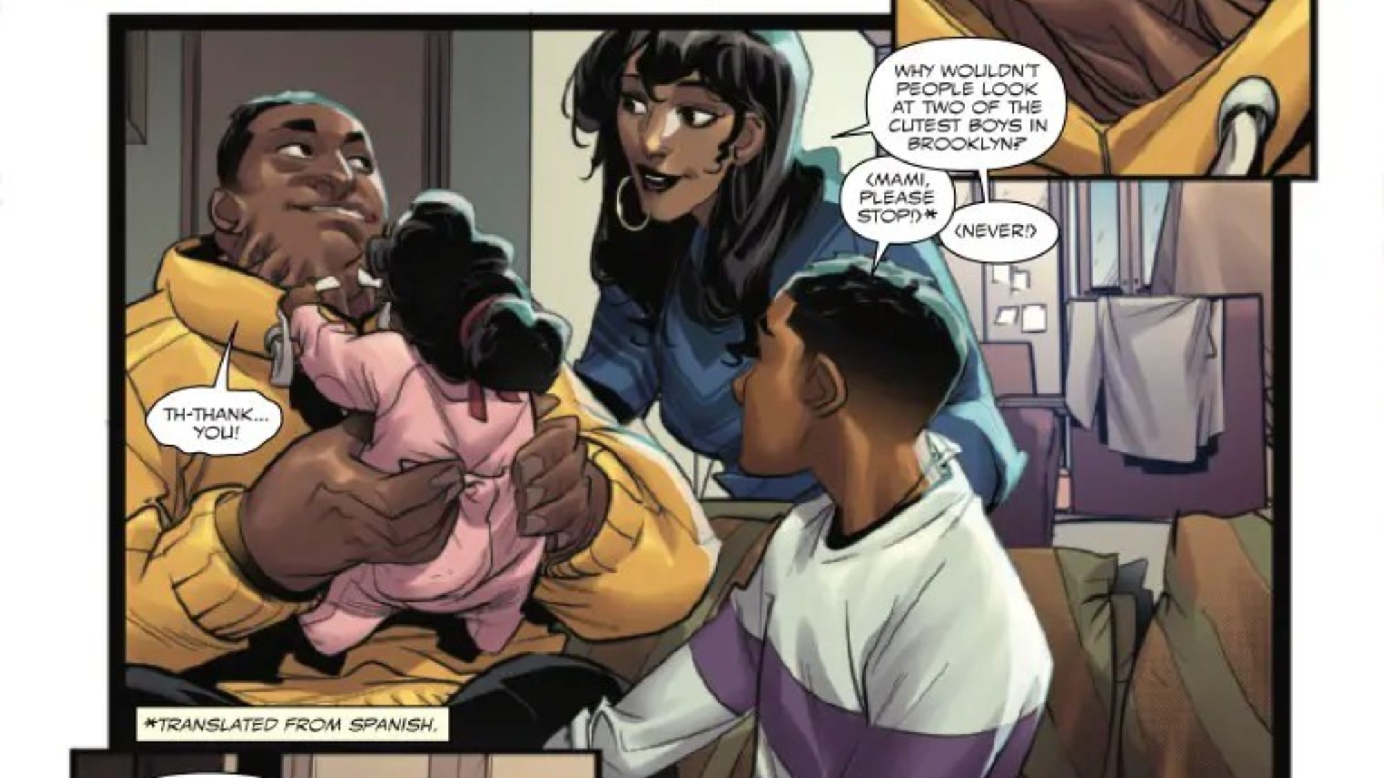 Miles Morales: Spider-Man #20 Preview: Diapers and Danger Miles Morales: Spider-Man #20 Preview: Diapers and Danger
