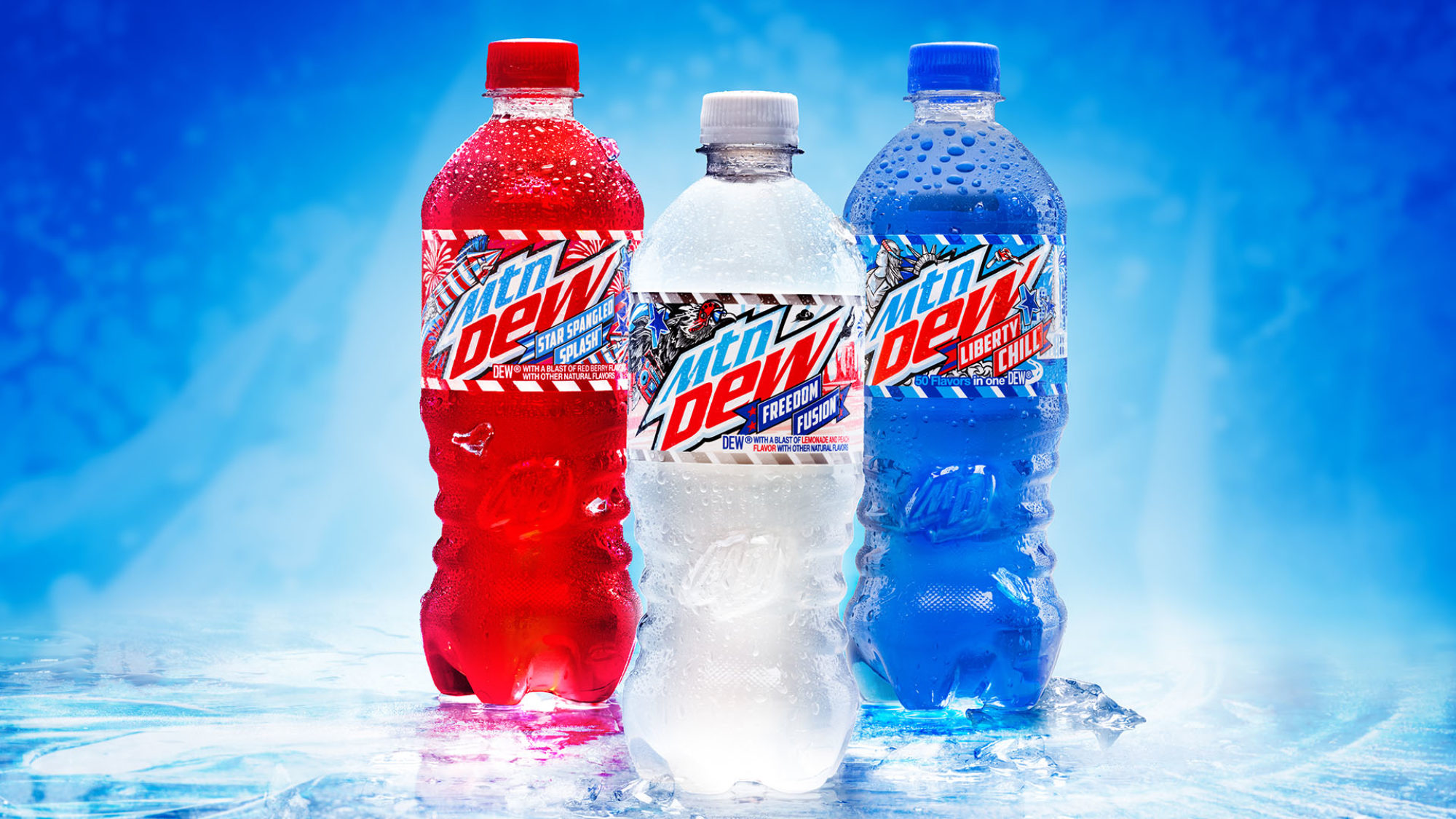 The Summer Gets Tasty and Patriot with Three New MTN DEW Flavors