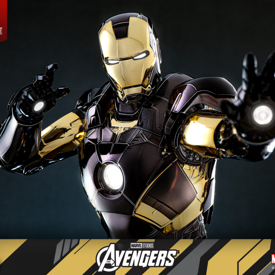 Hot Toys Debuts Exclusive Iron Man Mark VII Black & Gold 1/6
