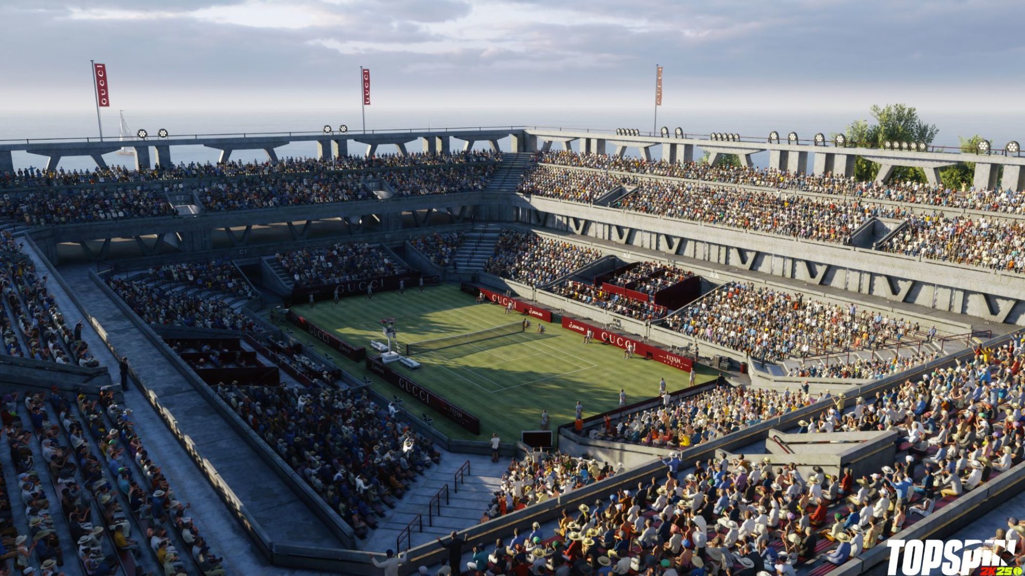 We Played Top Spin 2K25: The Best Tennis Game is Back and Thriving! TopSpin 2K25 G Court Evening 2