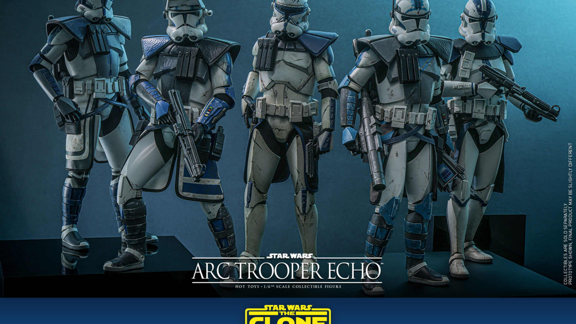 Hot Toys Unveils Star Wars: The Clone Wars Echo 1/6 Scale Figure