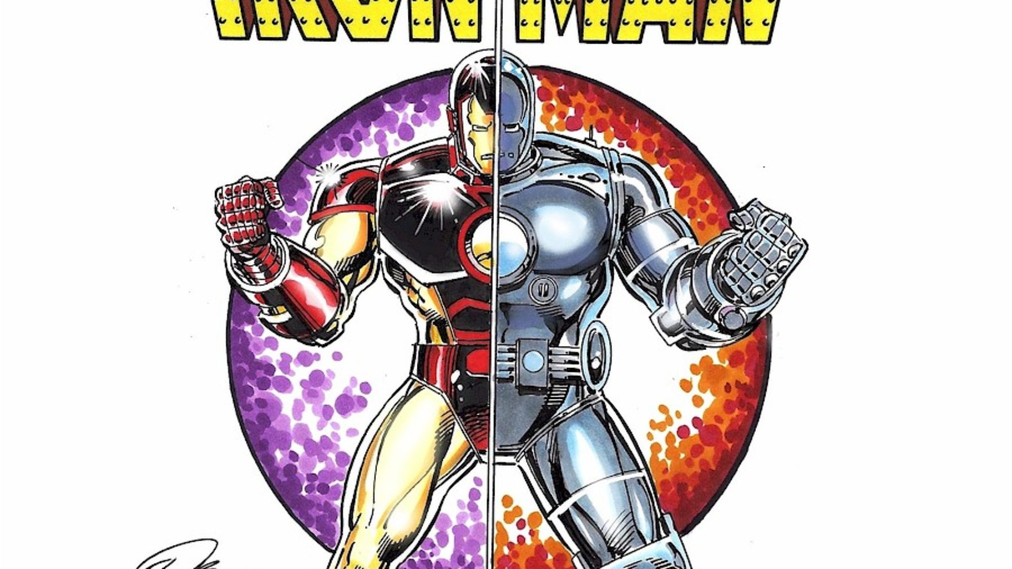 Original Bob Layton Iron Man Artwork 