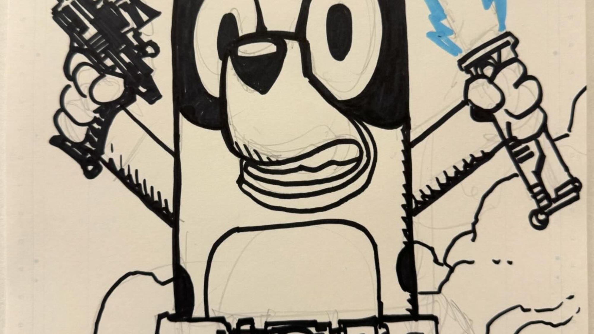 Did Someone Give Jim Lee ,000 To Draw Bluey With A Lightsaber? Did Someone Give Jim Lee ,000 To Draw Bluey With A Lightsaber?