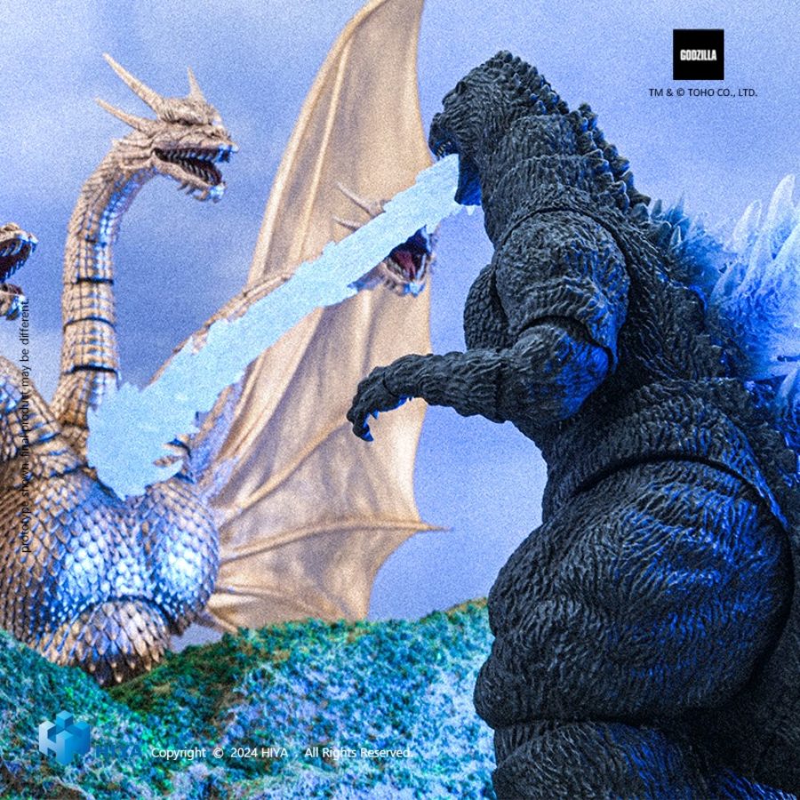 HIYA TOYS ハイヤトイズゴジラGODZILLA HEAT RAY Ver HIYA Exquisite Basic Series None Scale 7 Inch Godzilla vs