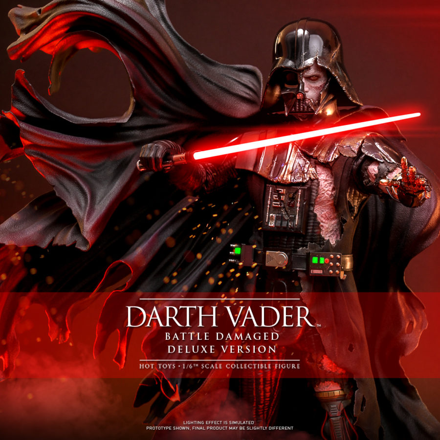 Star Wars Battle Damaged Darth Vader 1/6 Figure Revealed by