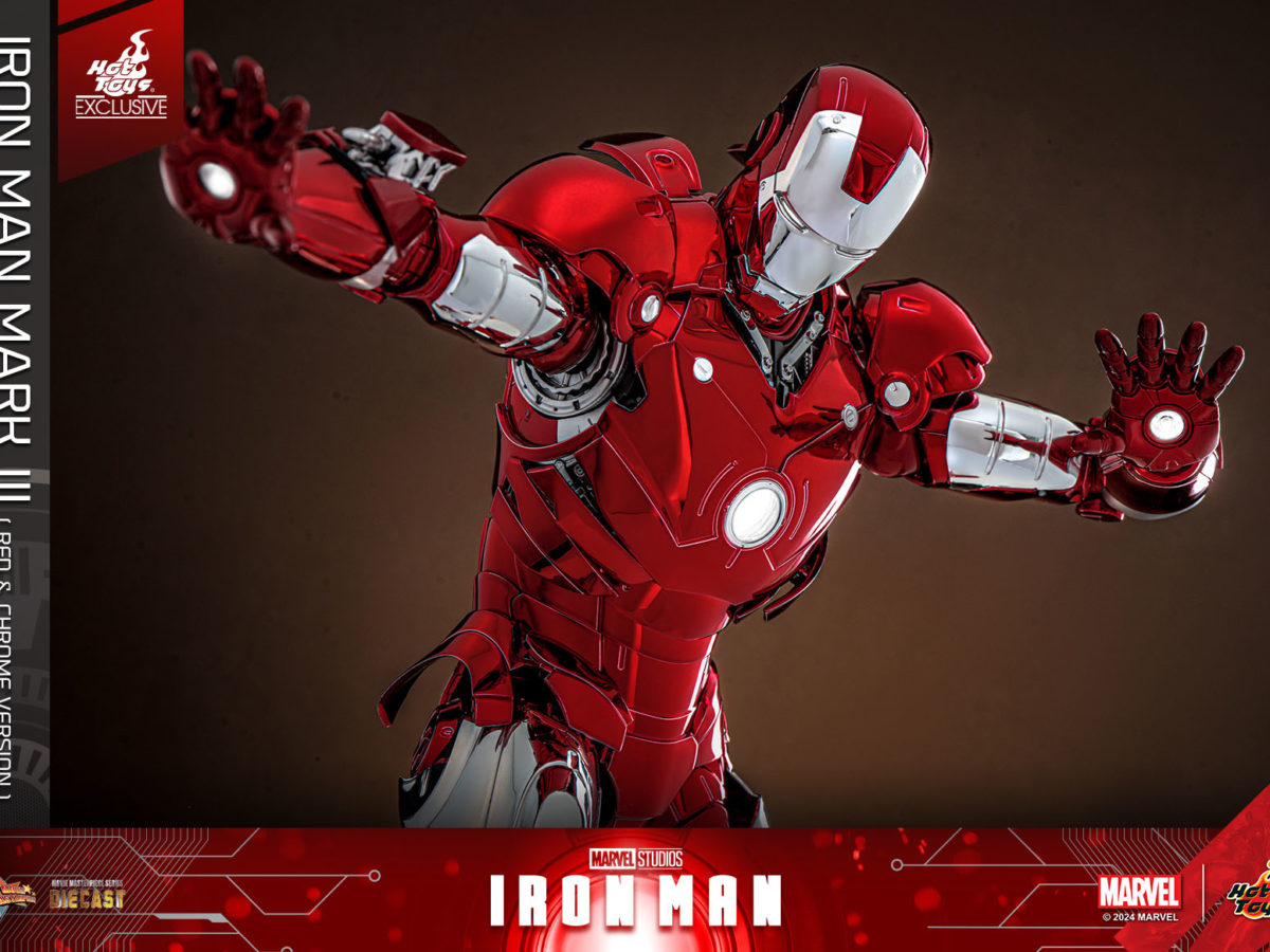 Hot Toys Reveals Exclusive Iron Man Mark III Red and Silver 1/6 Figure
