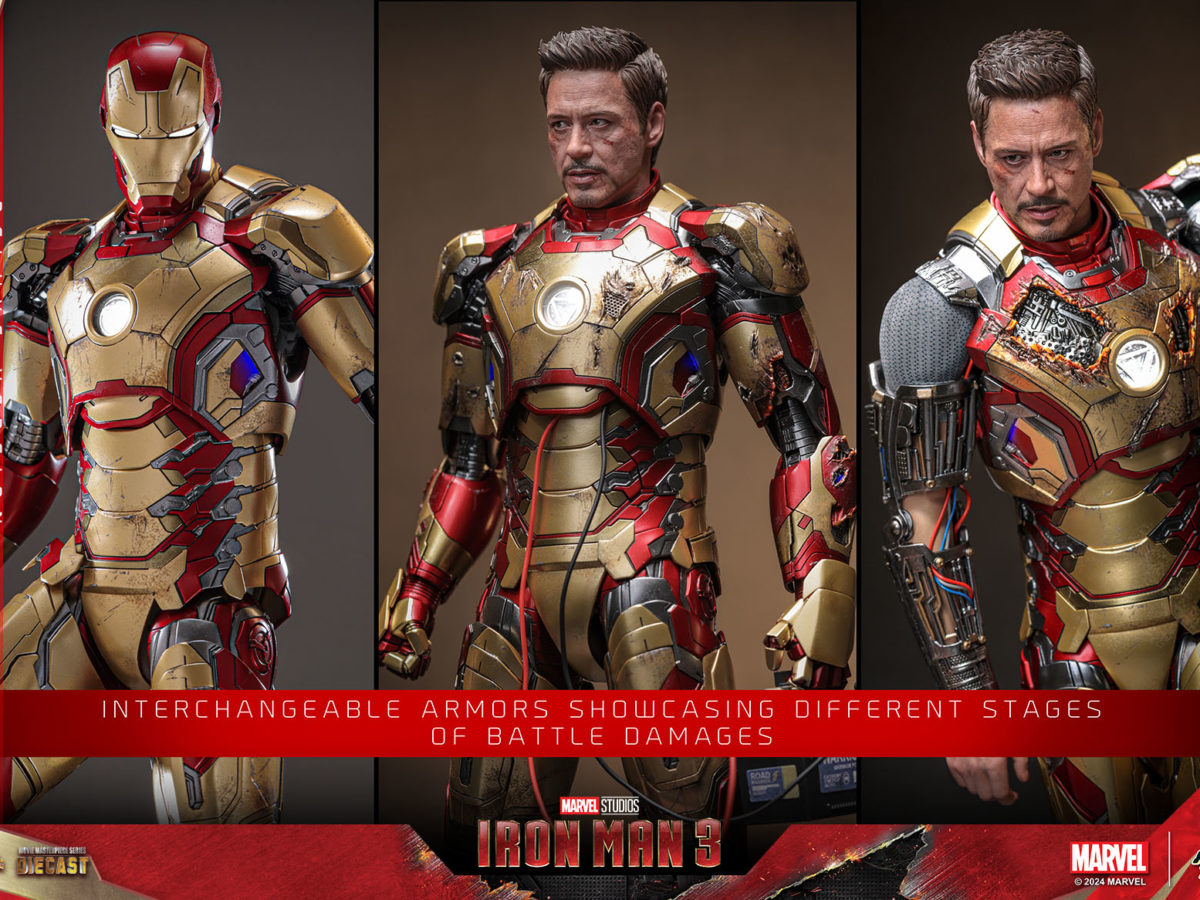 アメコミ Hot Toys Iron man 3 Mark XL2 Amazon.com: Iron Man 3 Movie Masterpiece Iron Man Mark XLII