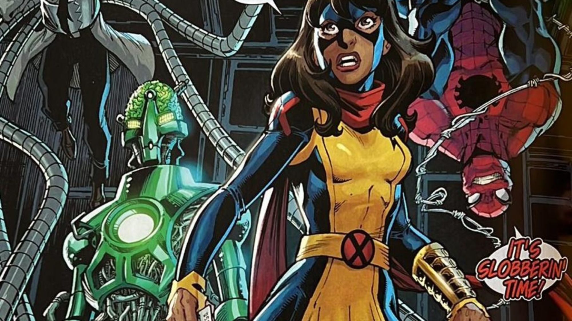 Ms Marvel Leads New Team In Amazing Spider-Man #53… With Rek-Rap