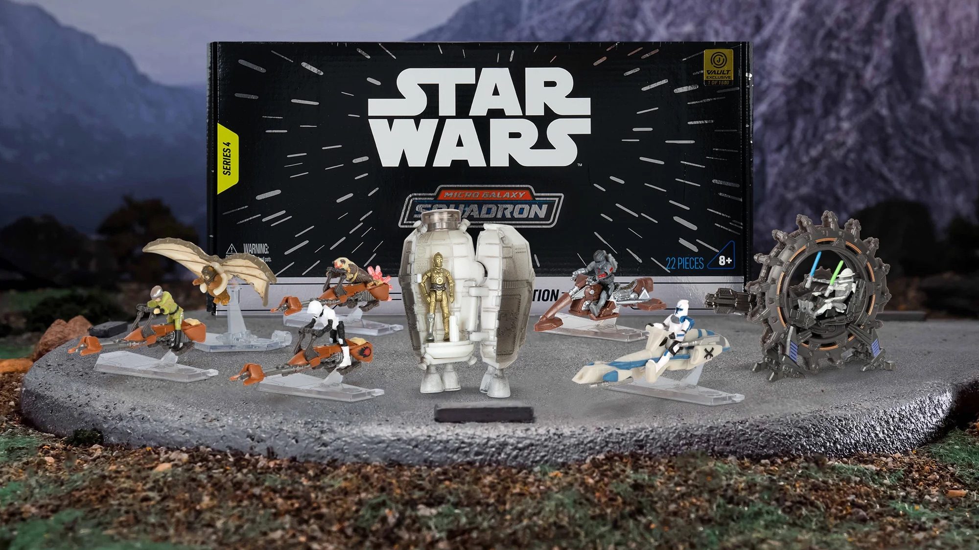 Star Wars Micro Galaxy Squadron Scout Class Series 4 Box Set Revealed