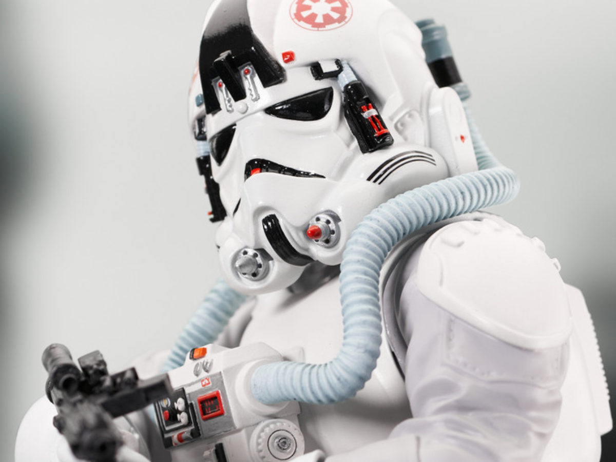 Empire Strikes Back AT-AT Pilot Star Wars Statue Coming Soon