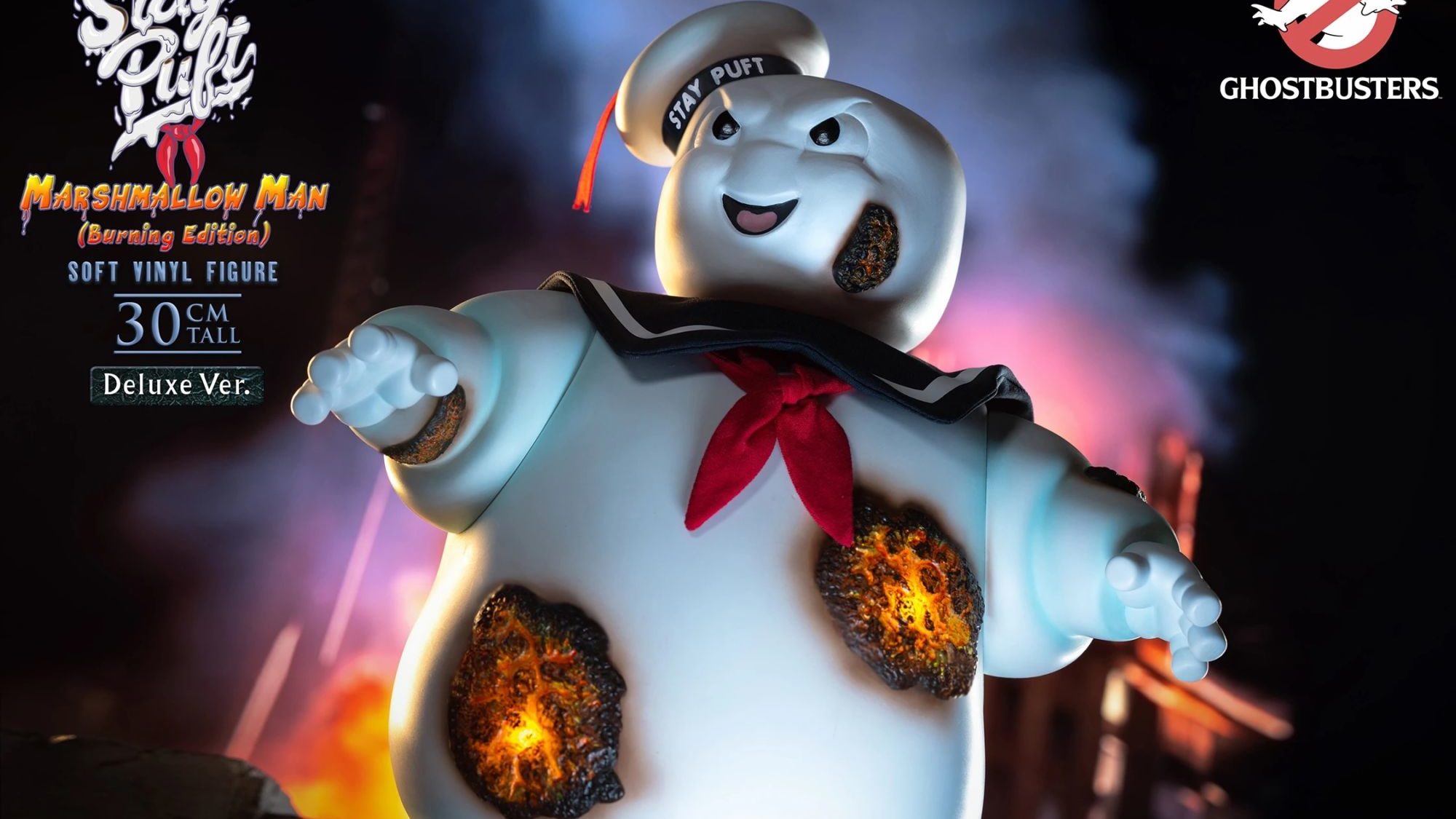 Star Ace Reveals Ghostbusters Burning Stay Puft Marshmallow Man