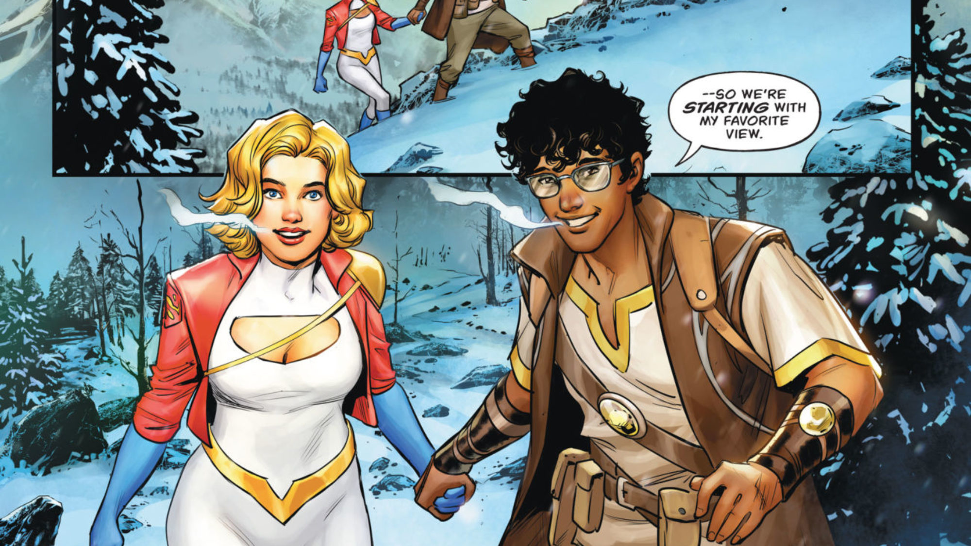 Power Girl No. 12 – Preview: Power Girl tries dating again