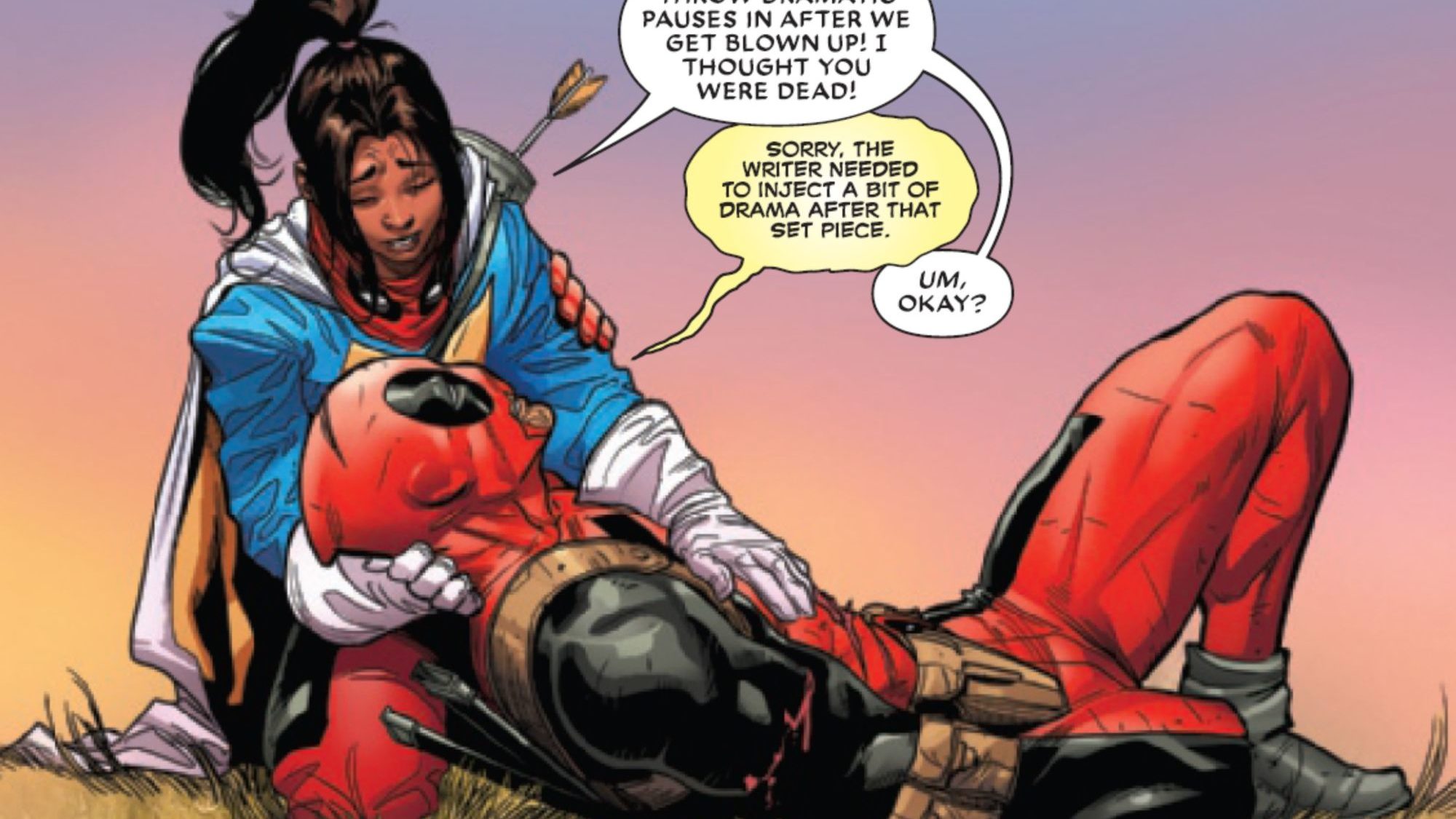 Our First Look At Ellie Wilson As The New Deadpool (#5 Spoilers), image size:2000x1125