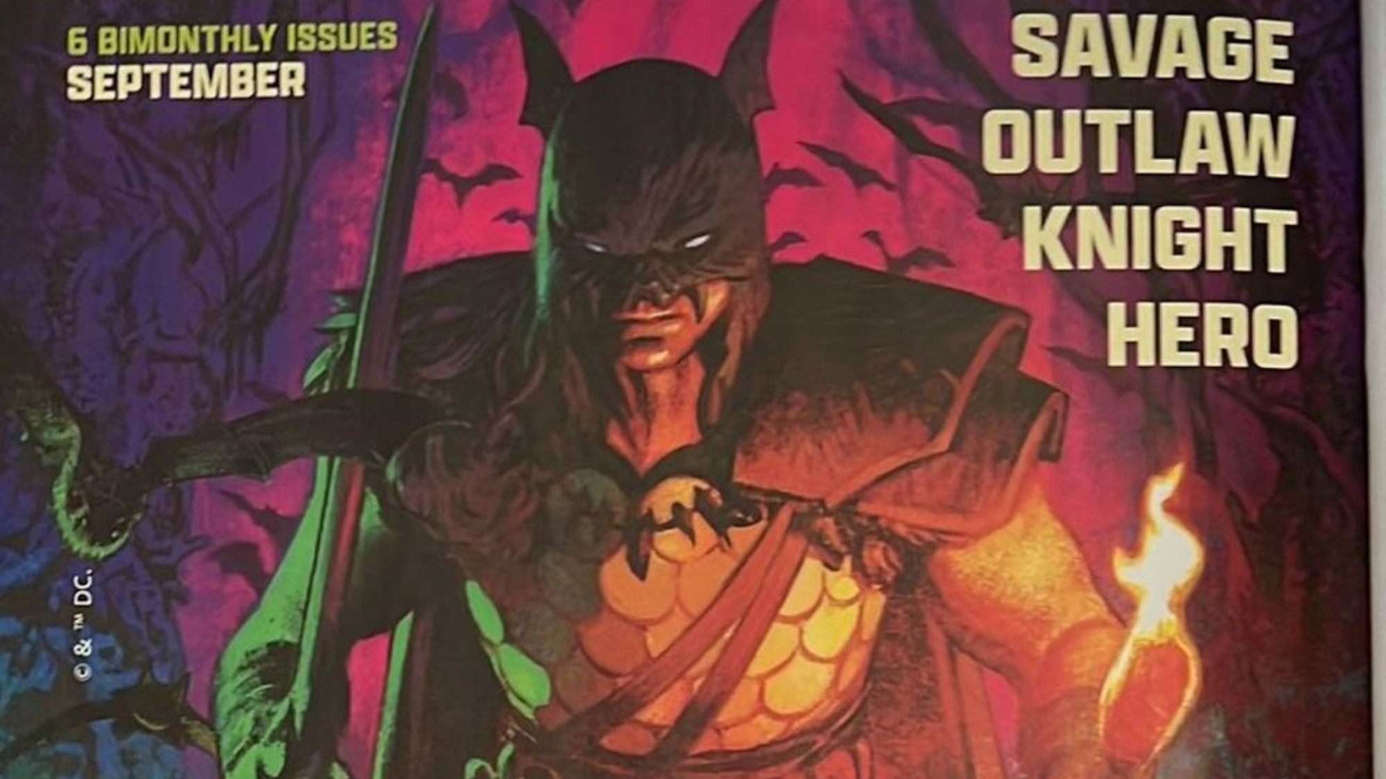 This week DC Comics is promoting Batman The Barbarian for September