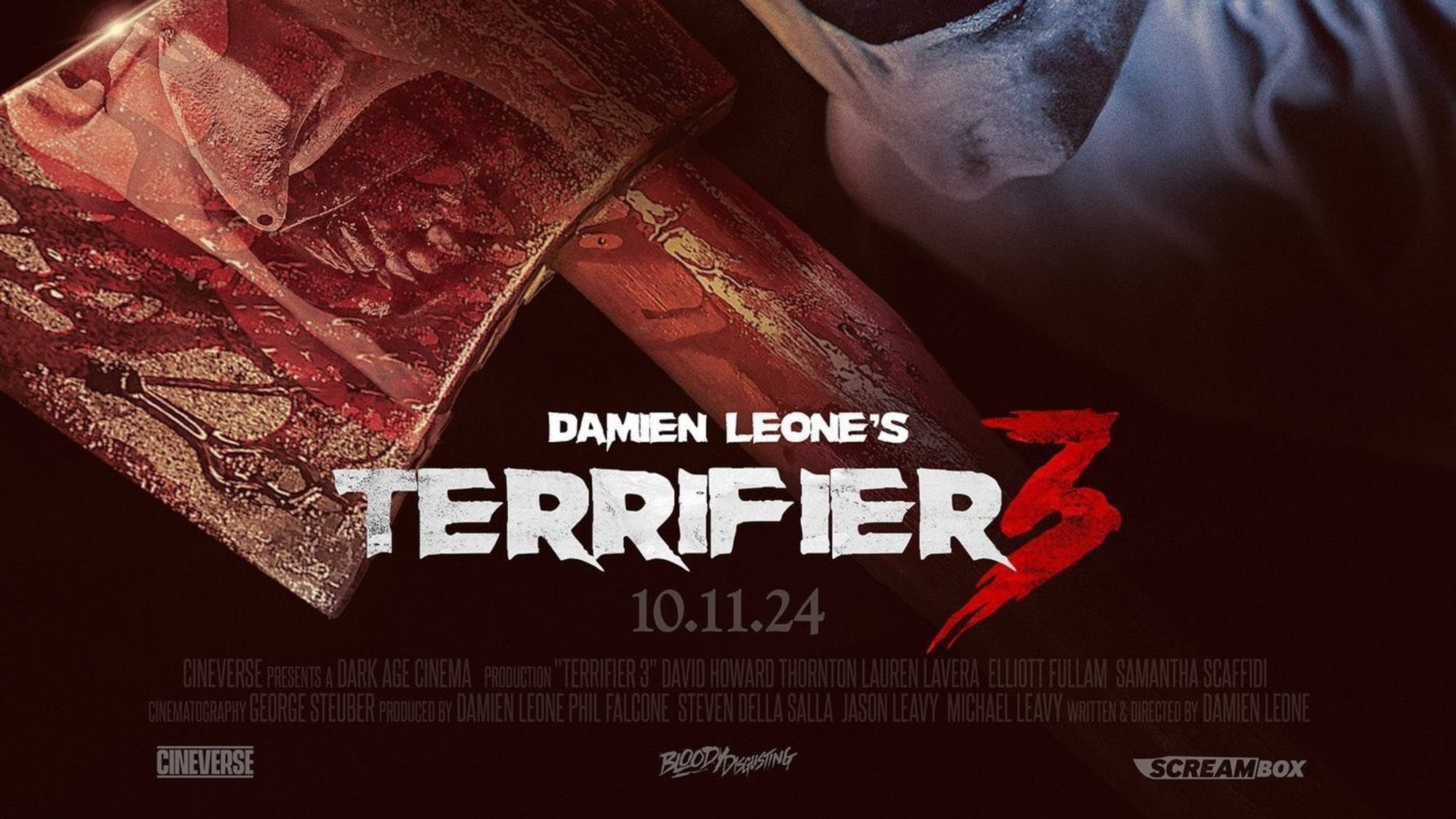 Terrifier 3 has a new official poster as Art’s return is imminent