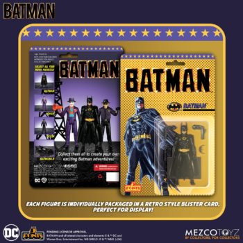 Batman (1989) Gets New Mezco Toyz 5 Points Deluxe Figure Set