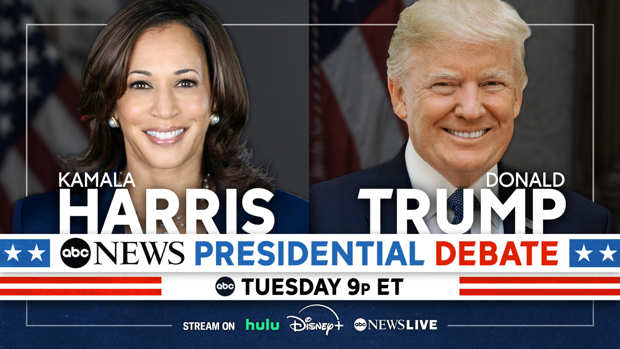 ABC Rolls Out VP Harris/Trump Debate Rules Muted Mics, No Audience