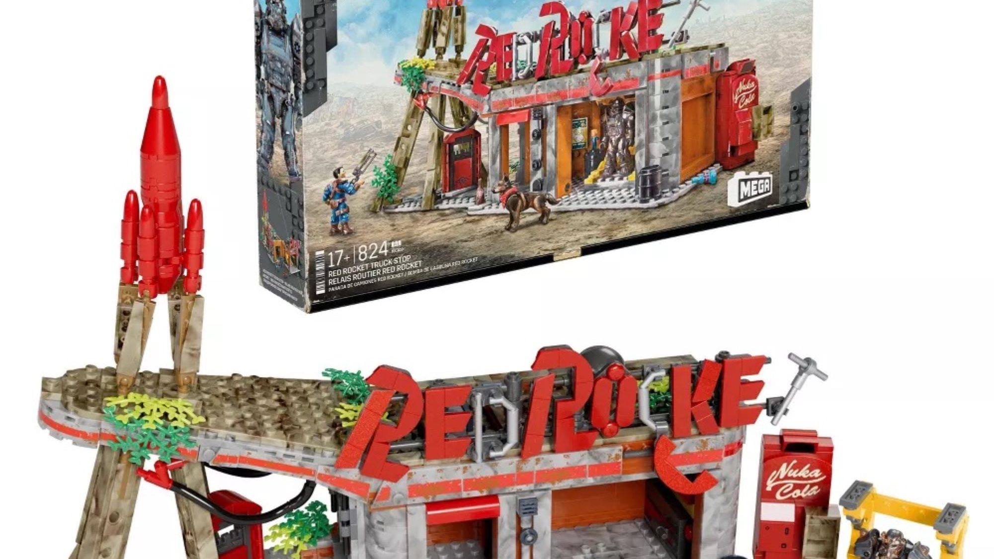 Build the Red Rocket Diner from Fallout with Mattel’s New MEGA Set