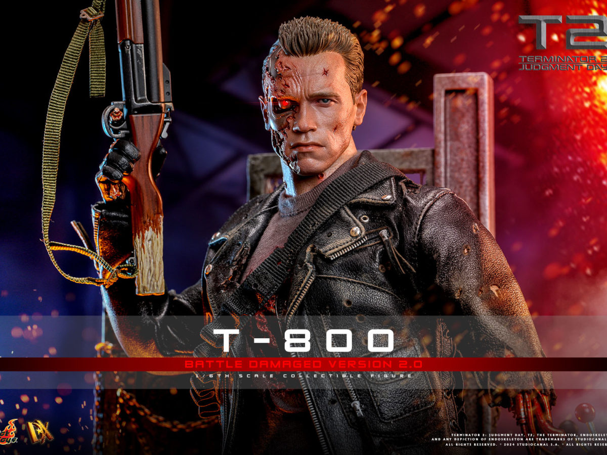 Terminator 2 Judgment Day T-800 バストフィギュア Pre-order Hot Toys DX46 1/6 Terminator 2: Judgment Day T-800