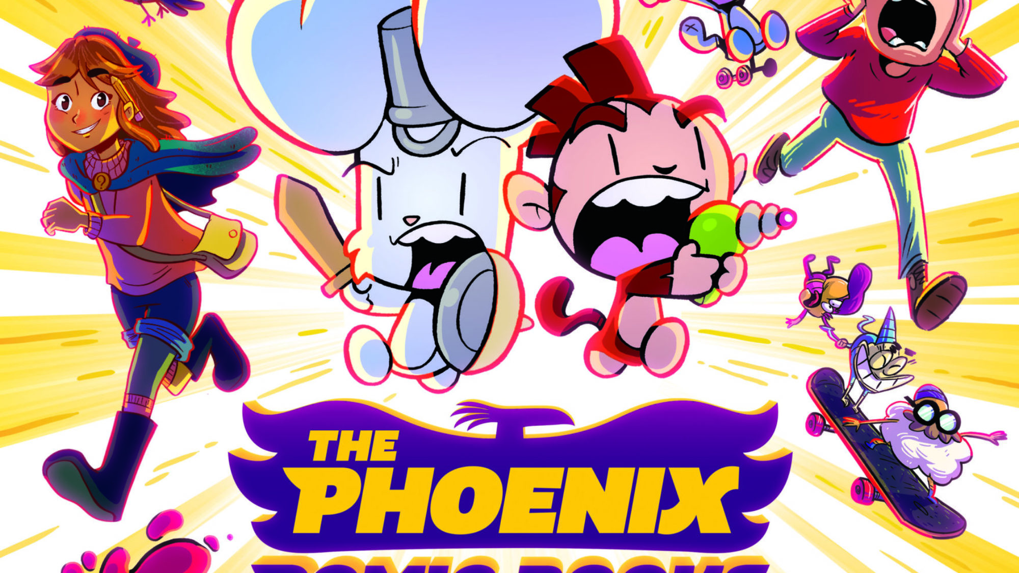 The Phoenix Comic Books, A New Graphic Novel Imprint, With QR Codes