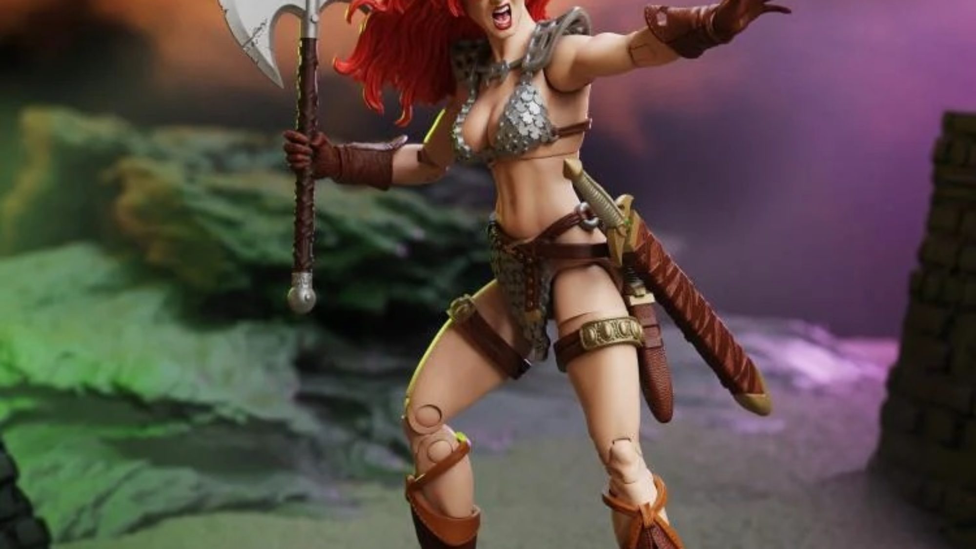Boss Fight Studio Unveils New 1:18 Scale Red Sonja Hero H.A.C.K.S