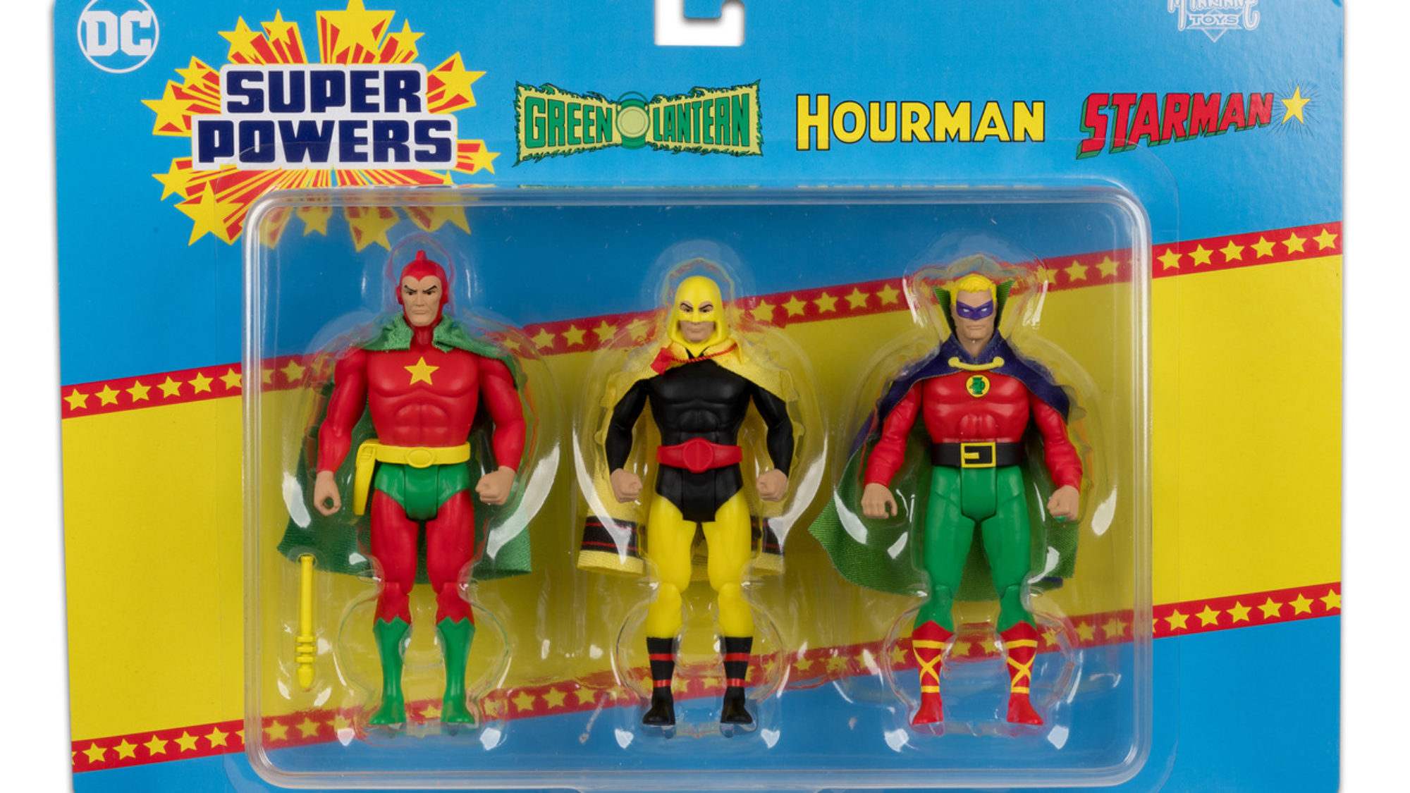 【Kenner社】STADIUM STARS フィギュア 3体セット DC Super Powers Justice Society of America Figure 3-Pack Revealed