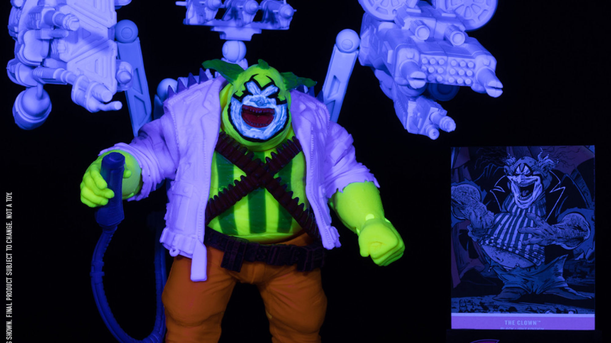 McFarlane Unveils The Clown (Spawn) Black Light Edition
