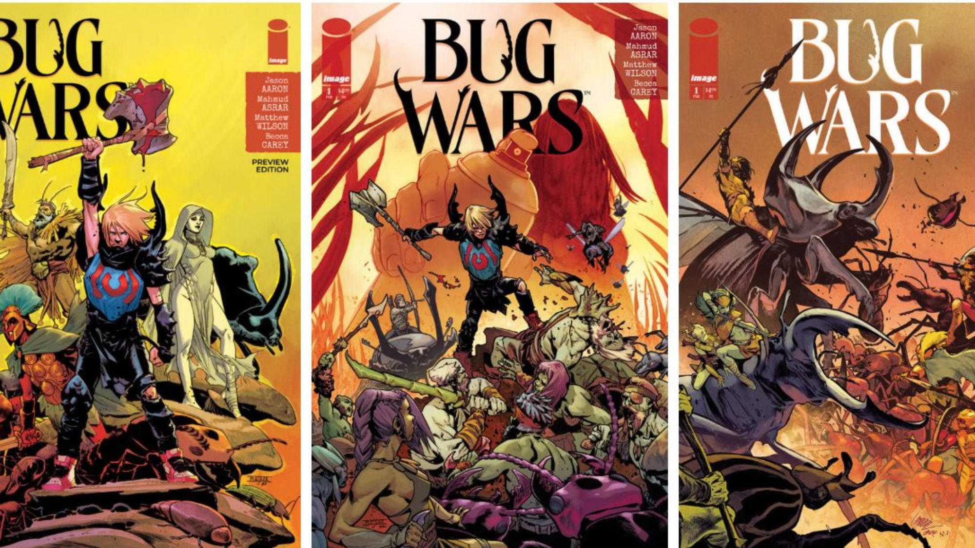 Jason Aarion & Mahmud Asrar Launch Bug War From Image Comics In 2025
