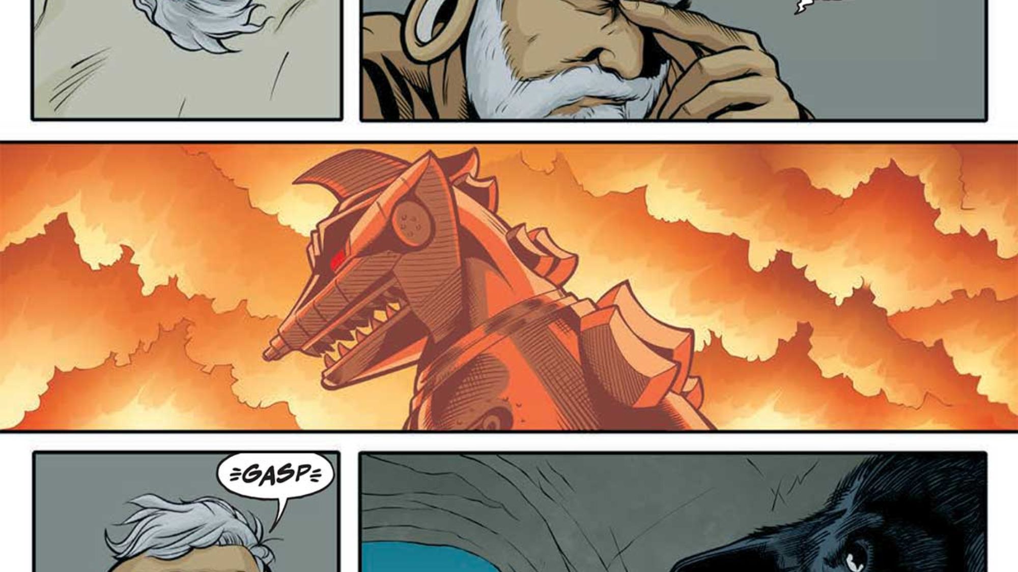 Mechagodzilla vs. King Ghidorah #1 Preview: .