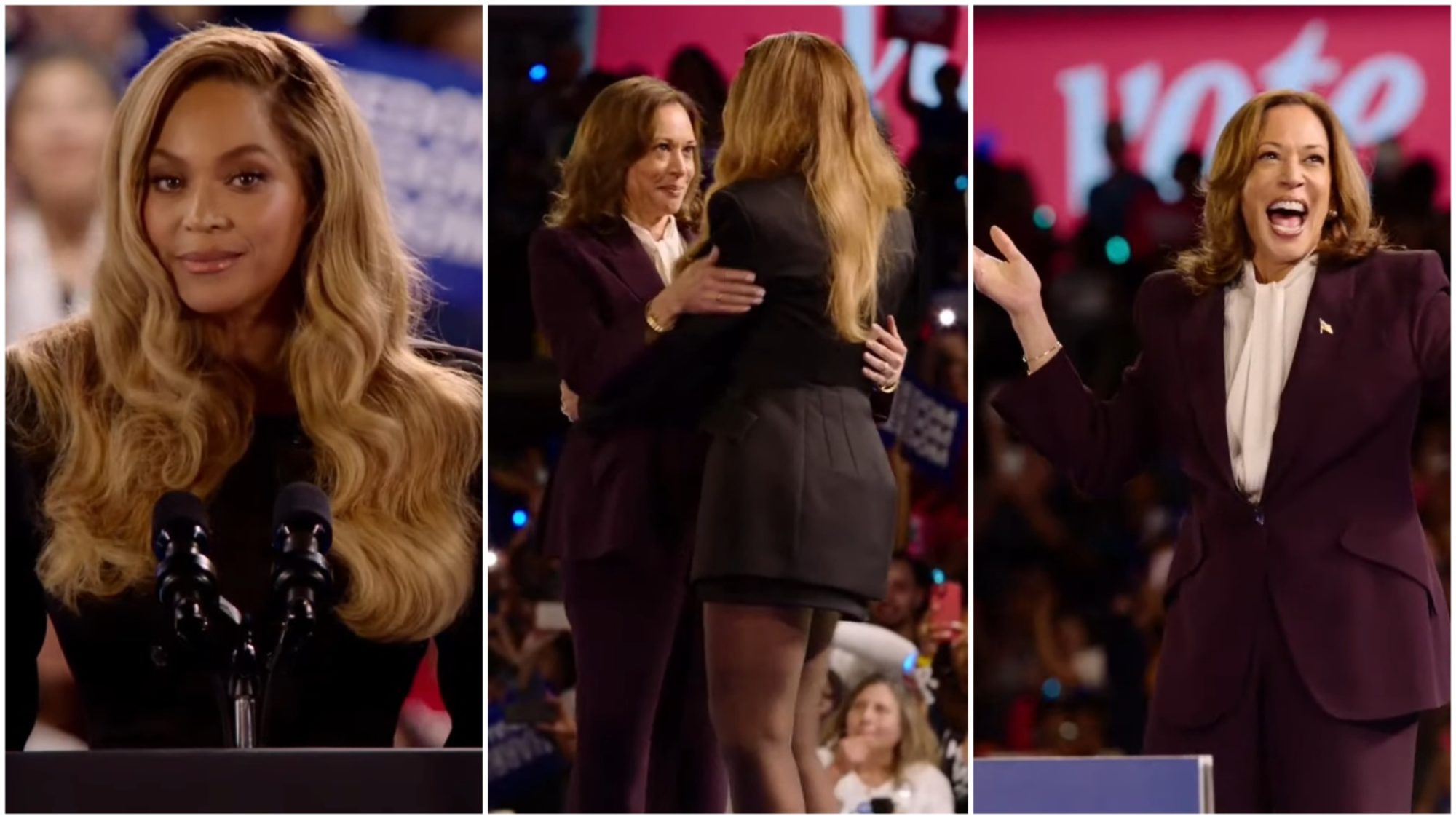 Beyoncé Endorses VP Harris at Houston Rally: 