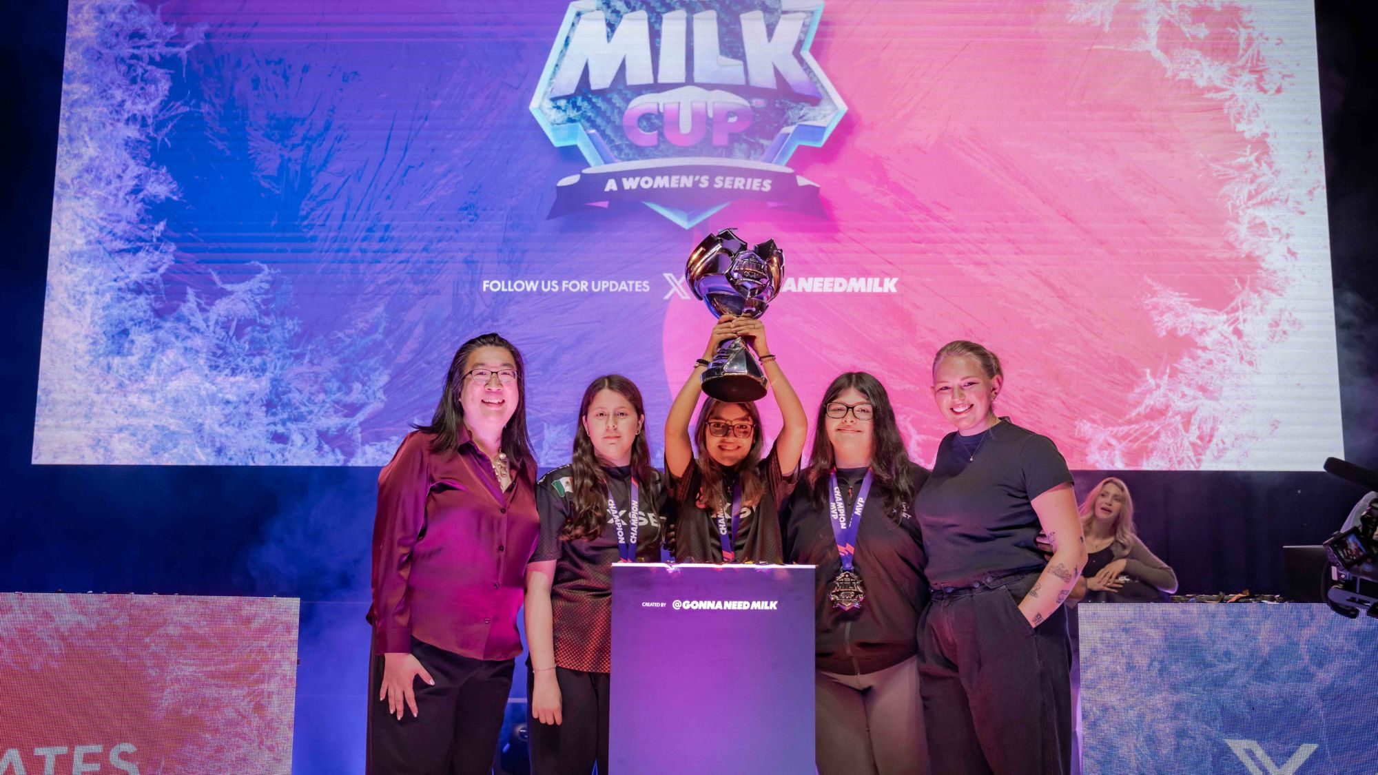 Team Moxie Captures The Milk Cup During AllWomen's Fortnite LAN