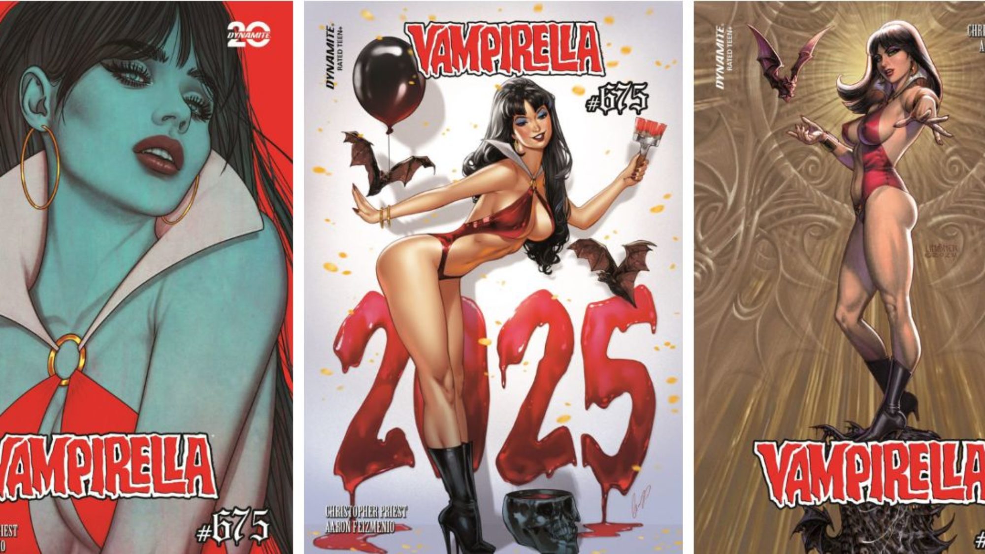 Vampirella #675 by Priest & Aaron Felizmenio Sets Its Sights On #700