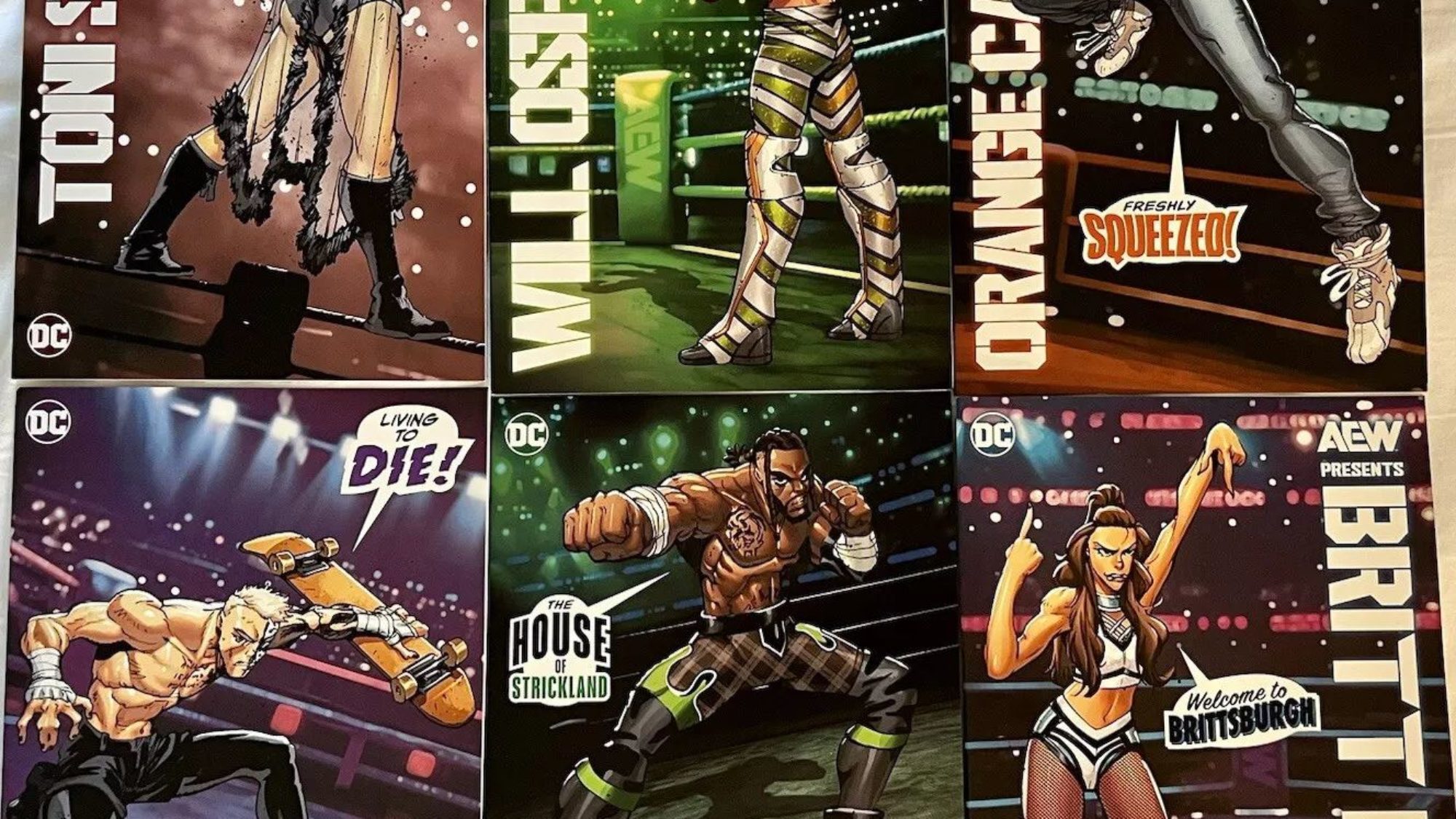 DC Tells AEW Origin Stories In Promo Comics Written By Steve Orlando