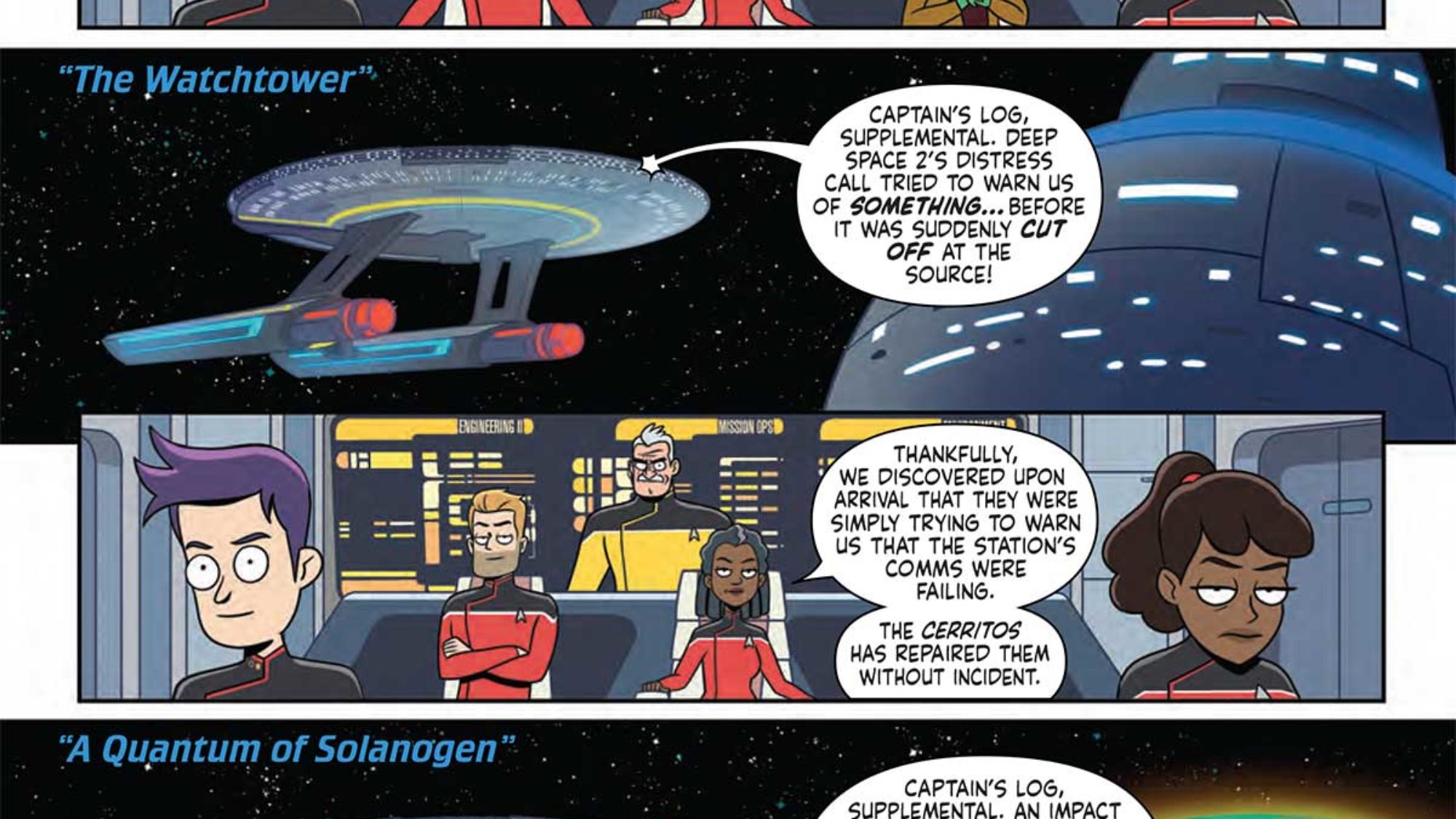 Star Trek: Lower Decks #1 Preview: Mariner’s Holodeck Hysteria