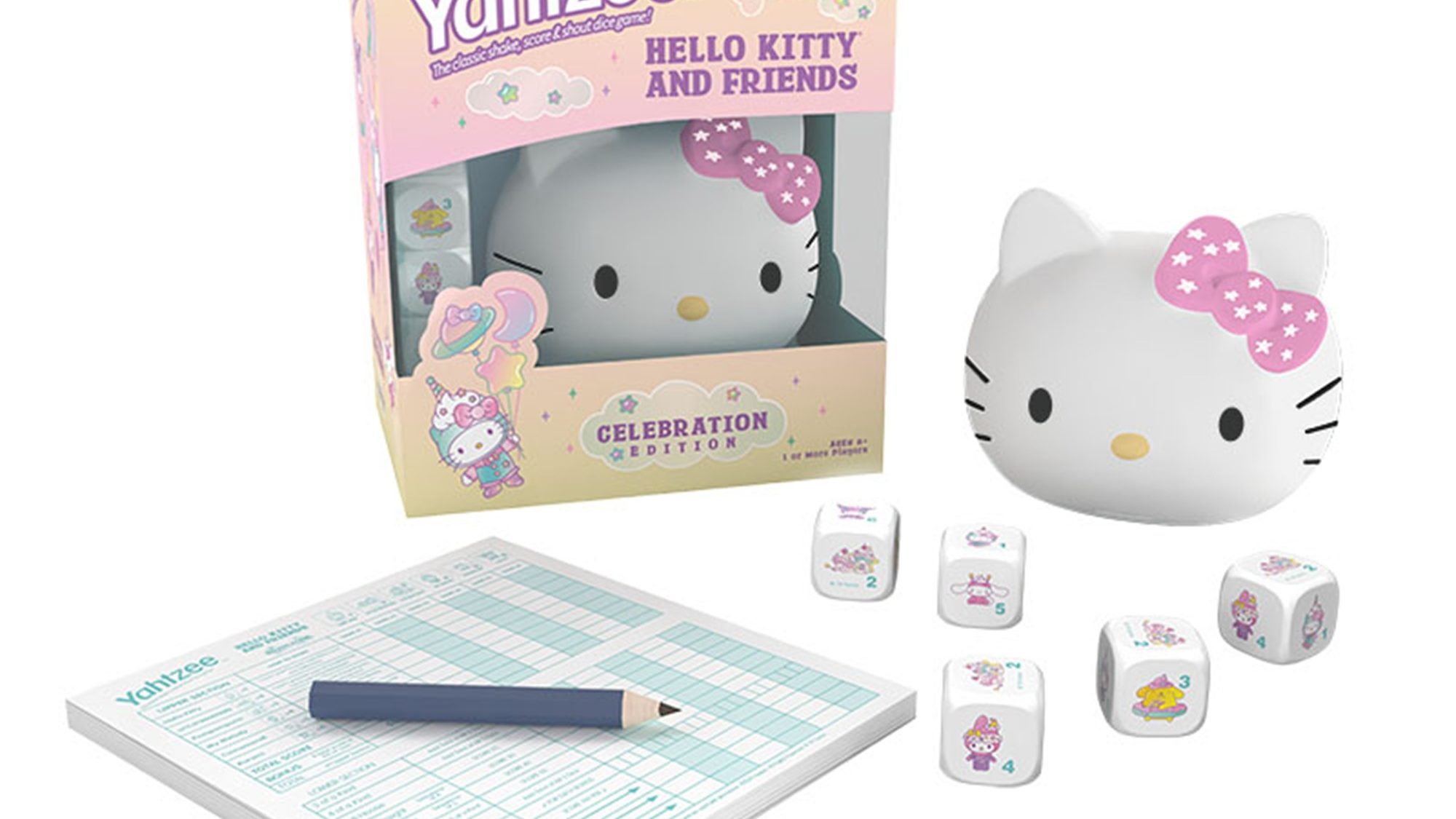 New Sanrio online Hello Kitty and Friends Edition Yahtzee Game