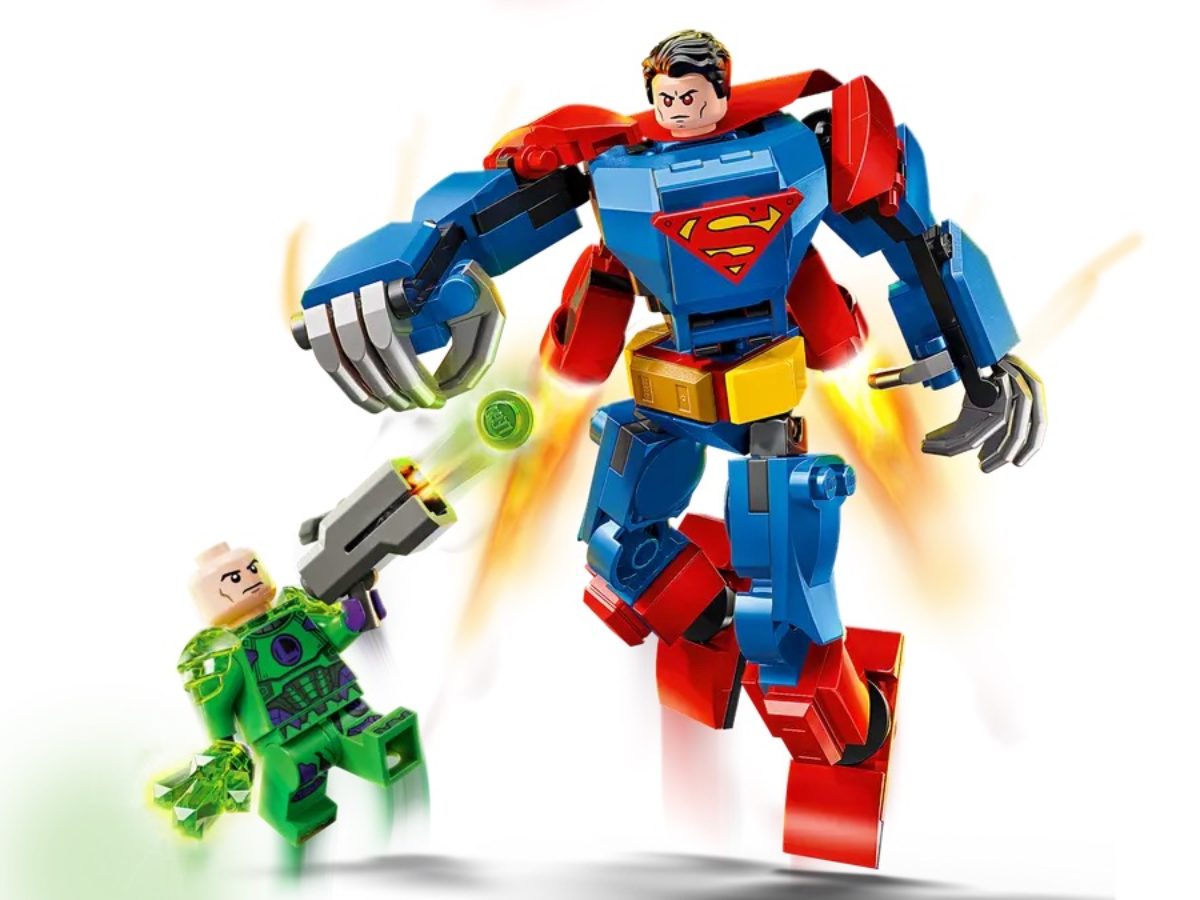 人気のファッションブランド！ DC Own His Gets Superman Mech LEGO from Luthor Lex on Take to その他
