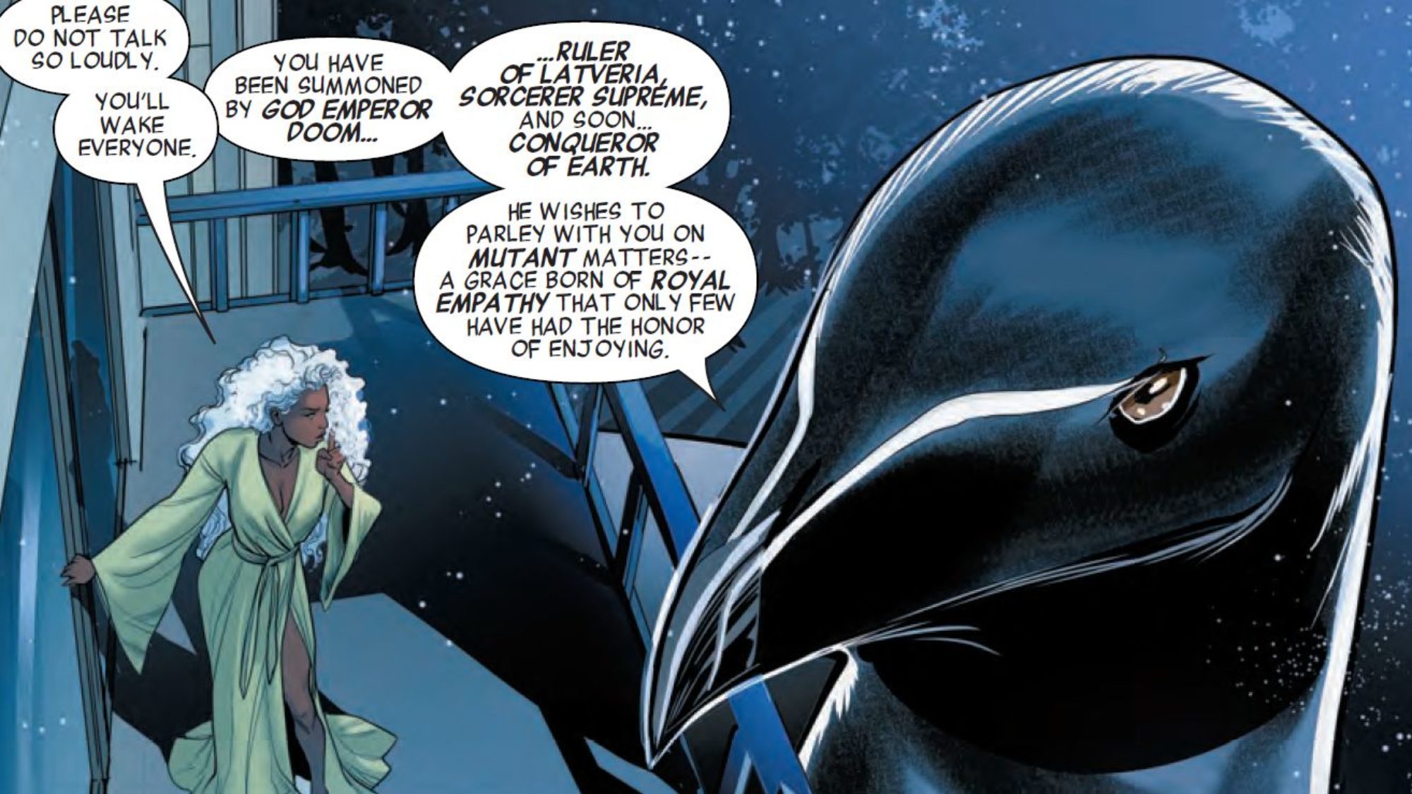 A Third Course For Storm And Doctor Doom? Spoilers... - Bleeding Cool