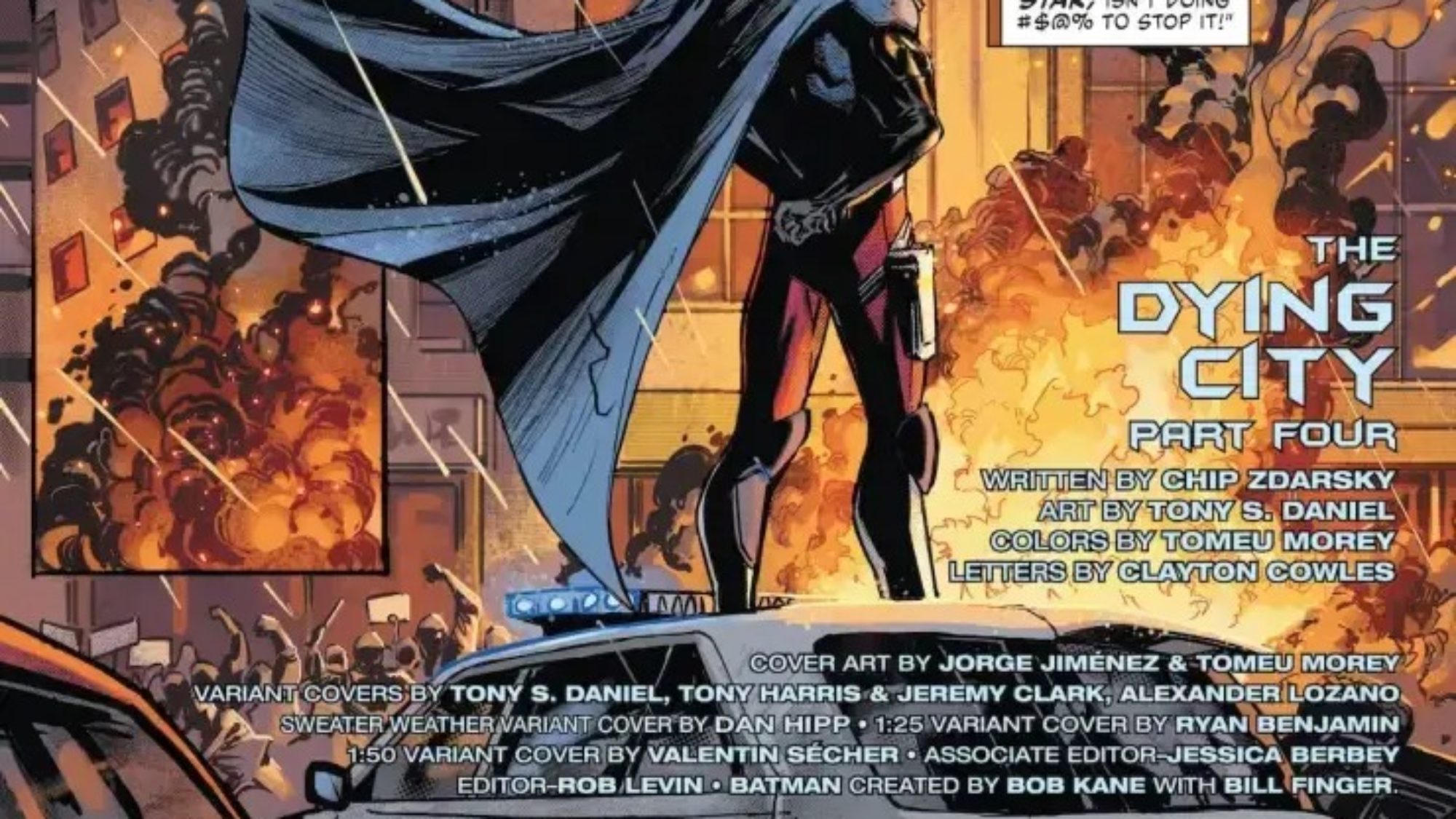 Gothamites Blow Up “A Symbol Of Capitalism” in Next Week’s Batman #156