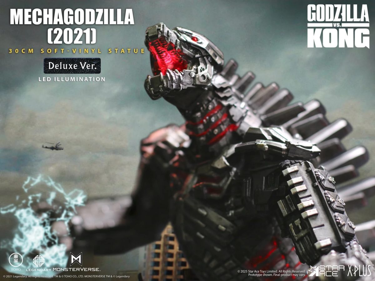 Star Ace Announces New Godzilla vs. Kong Mechagodzilla LED Statue