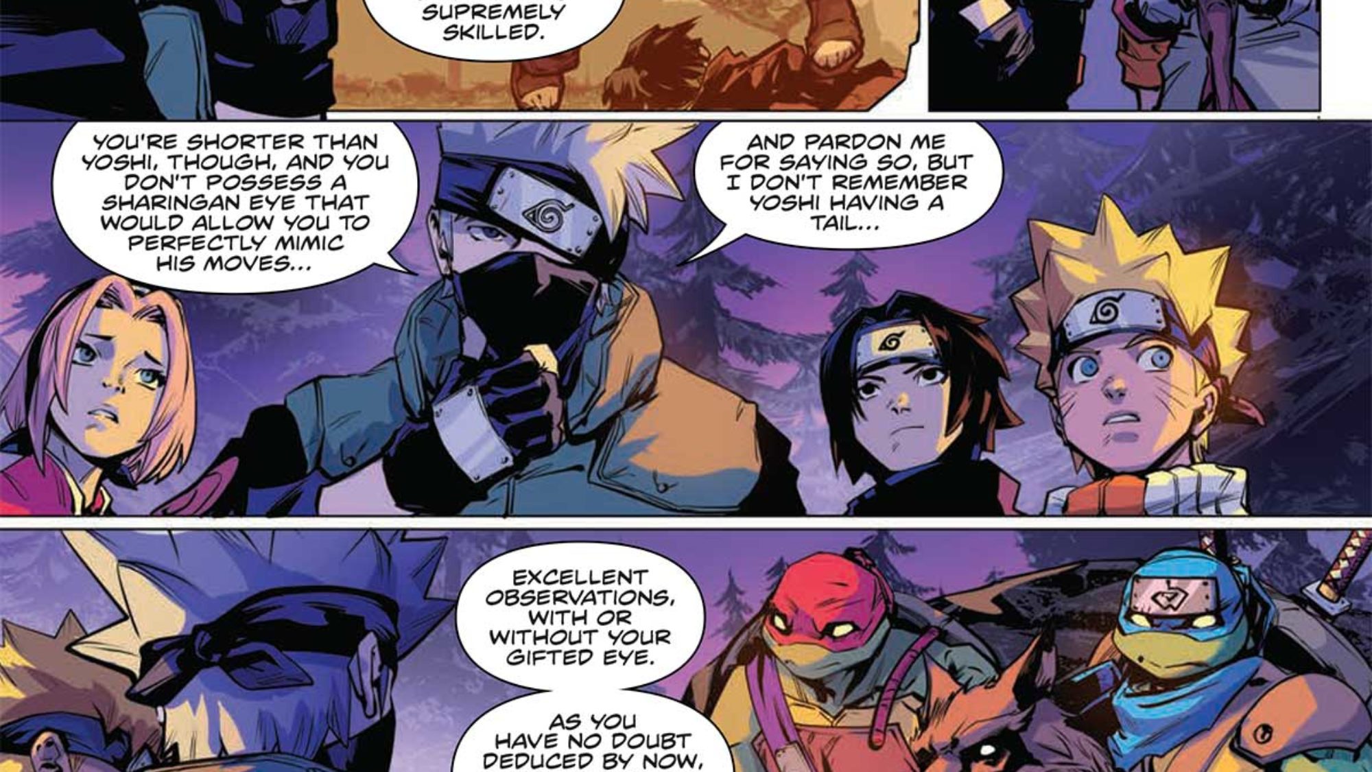 Teenage Mutant Nunja Turtles x Naruto #2 Preview: Ninja Clash Royale