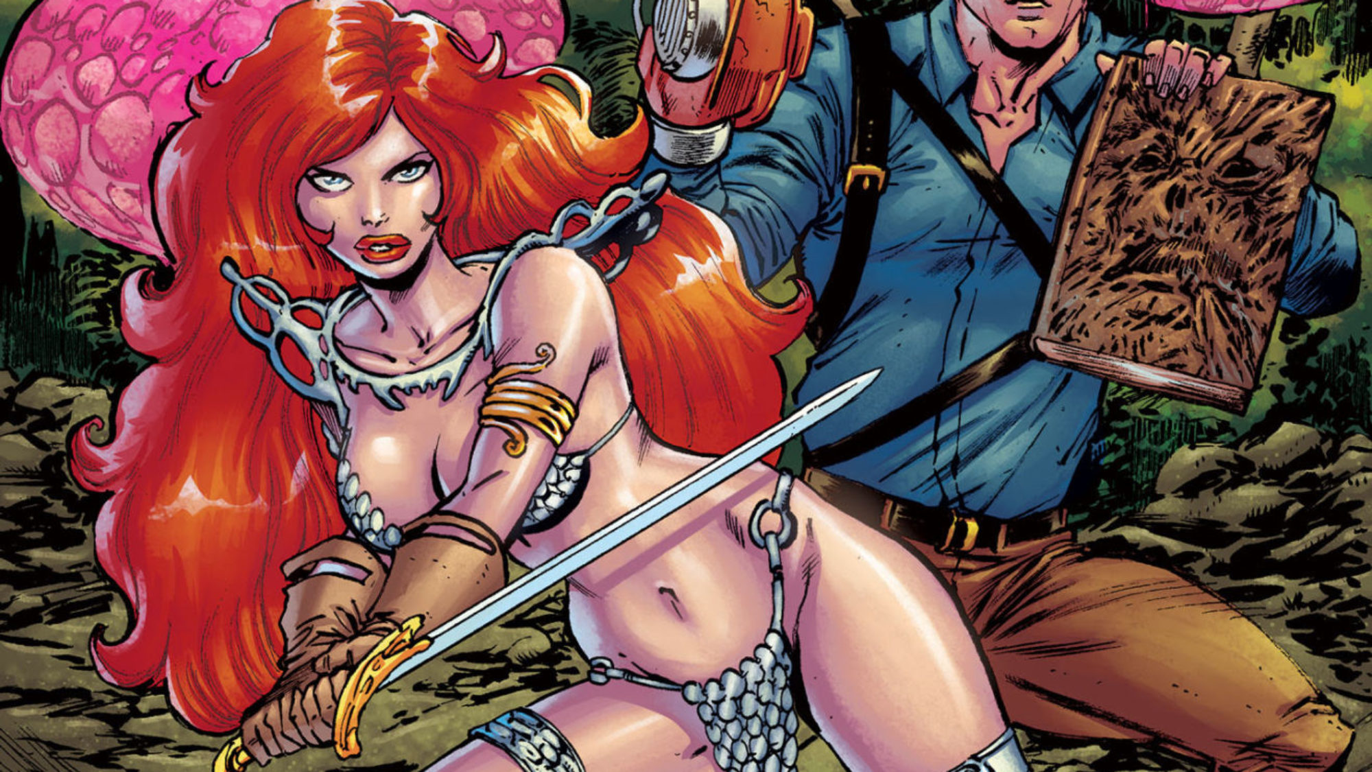 Tim Seeley & Jim Terry See Ash Join Red Sonja Vs Army Of Darkness Tim Seeley & Jim Terry See Ash Join Red Sonja Vs Army Of Darkness