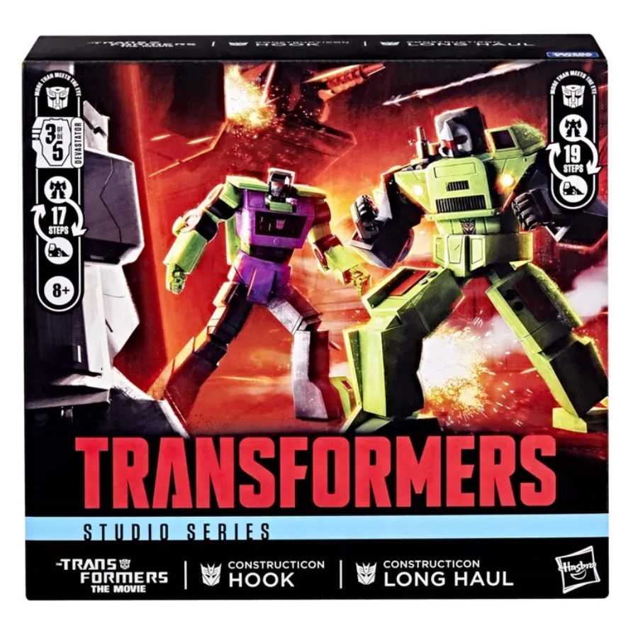 Transformers Constructicon Long Haul & Hook Arrive from Hasbro