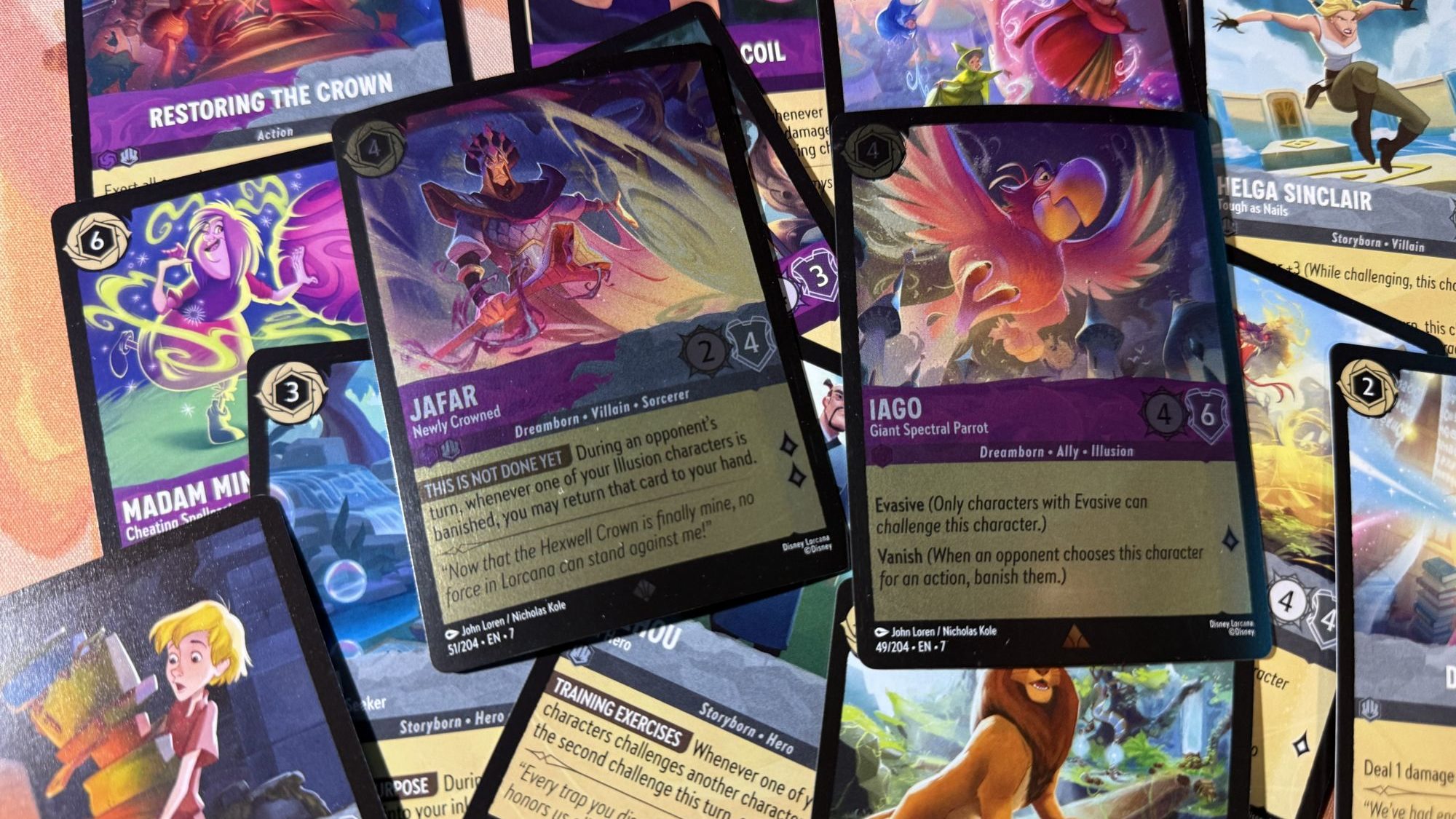 Disney Lorcana Arcazia's Island Amethyst/ Steel Starter Deck Revealed